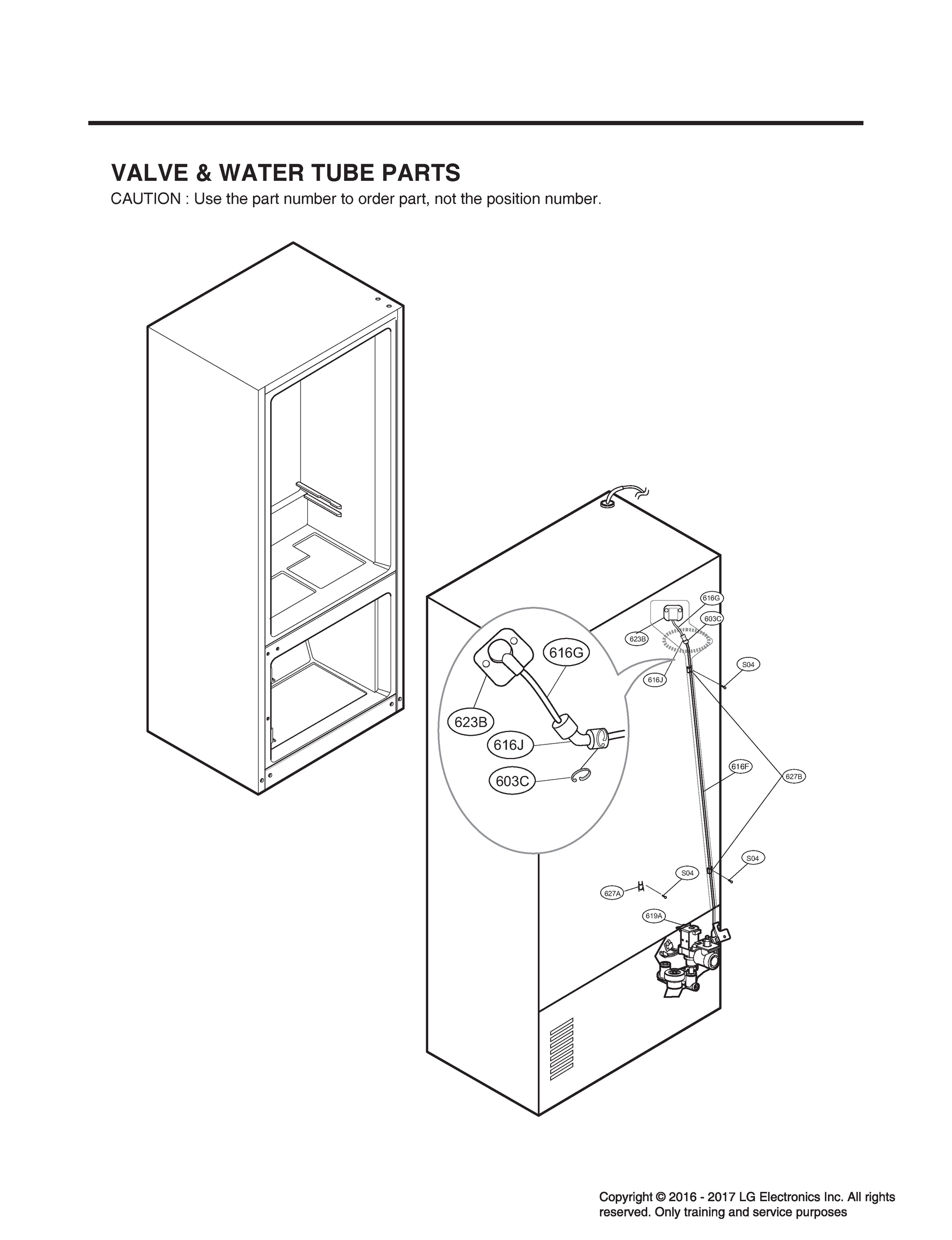 VALVE & WATER TUBE PARTS