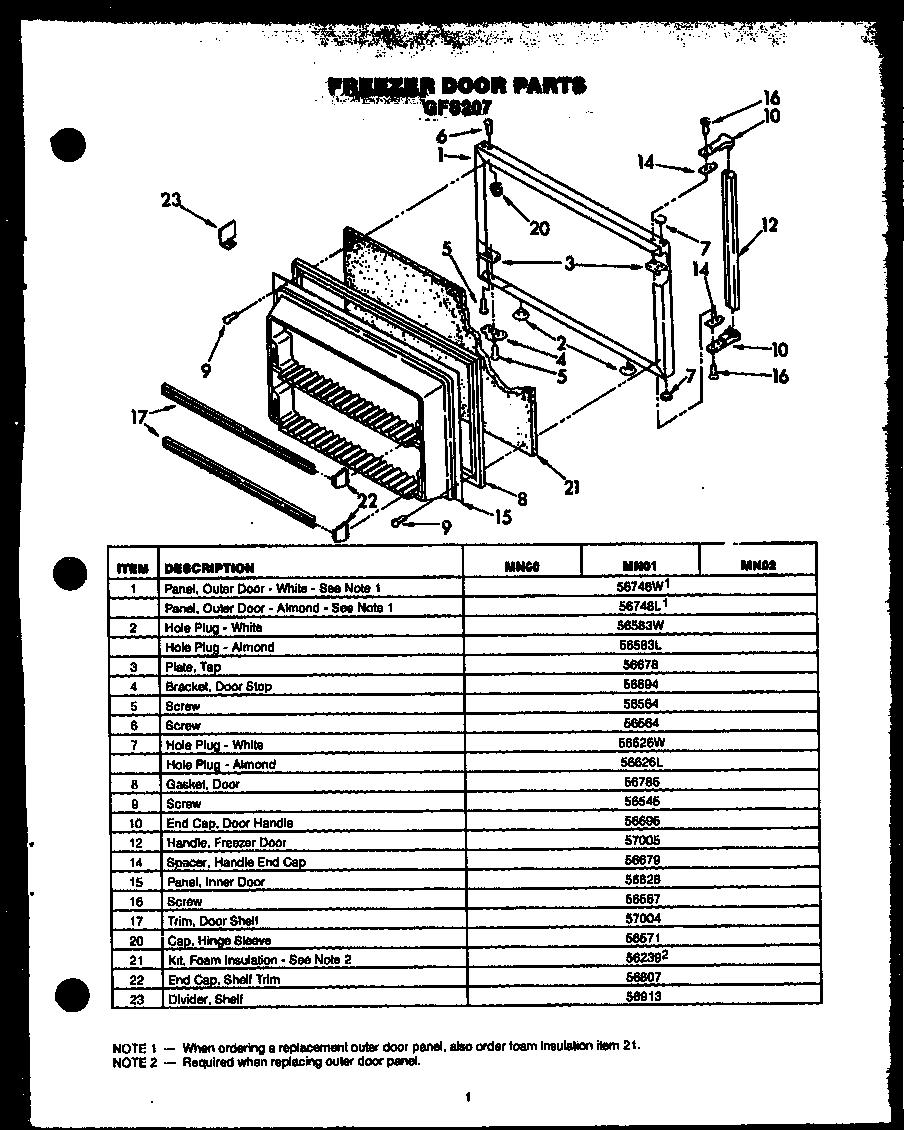04 - FZ DOOR PARTS