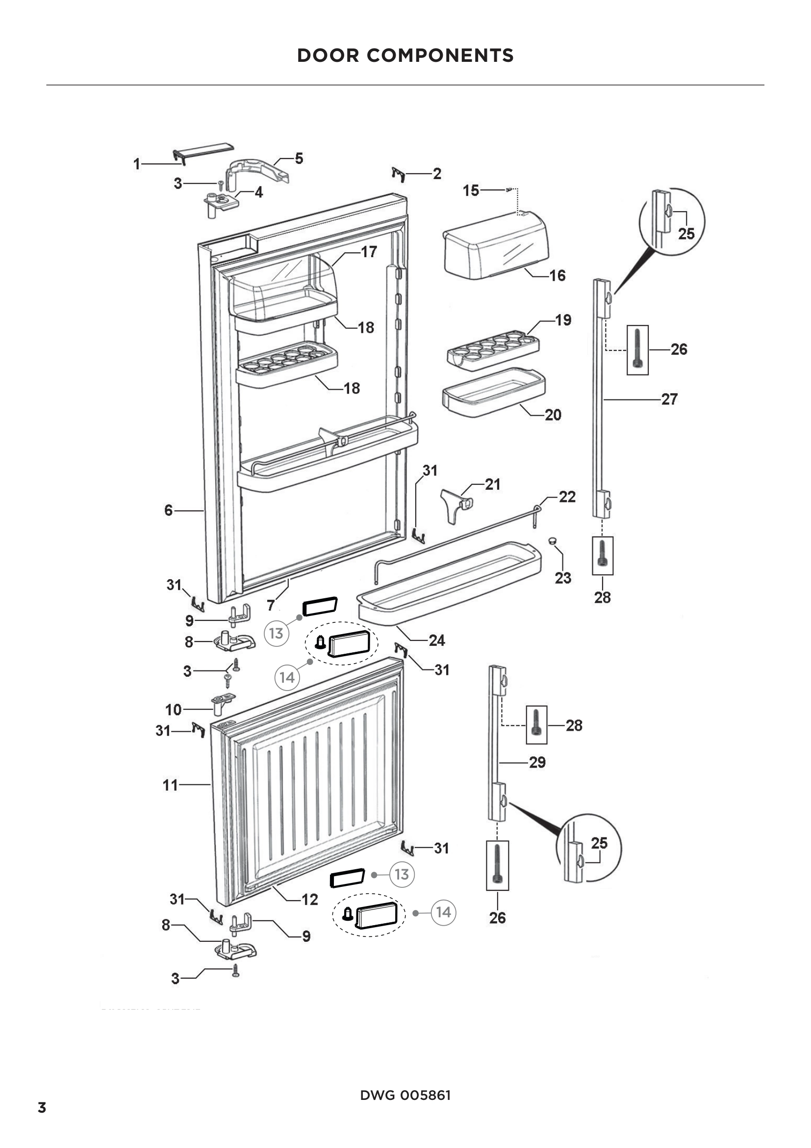 DOOR COMPONENTS