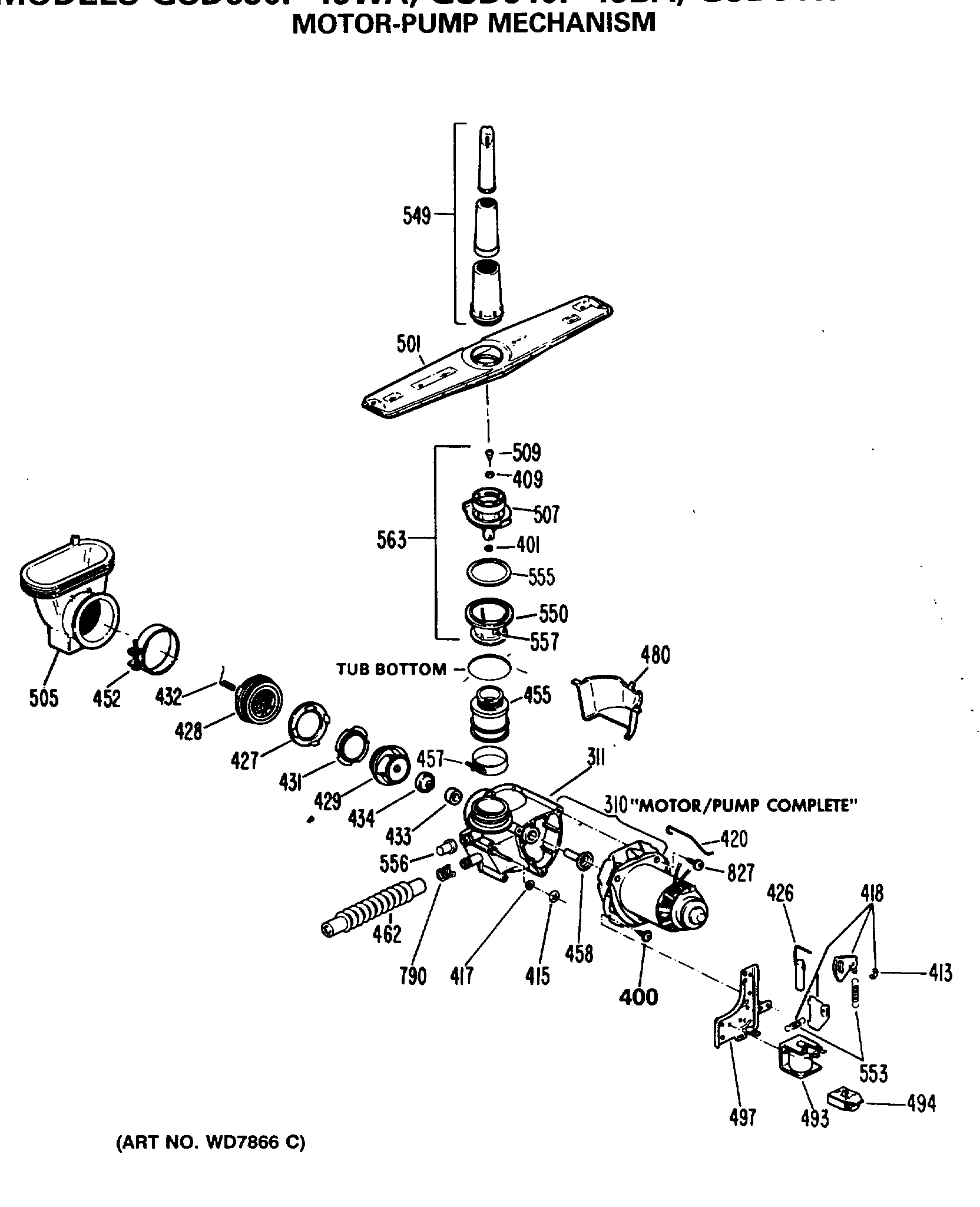 MOTOR-PUMP MECHANISM