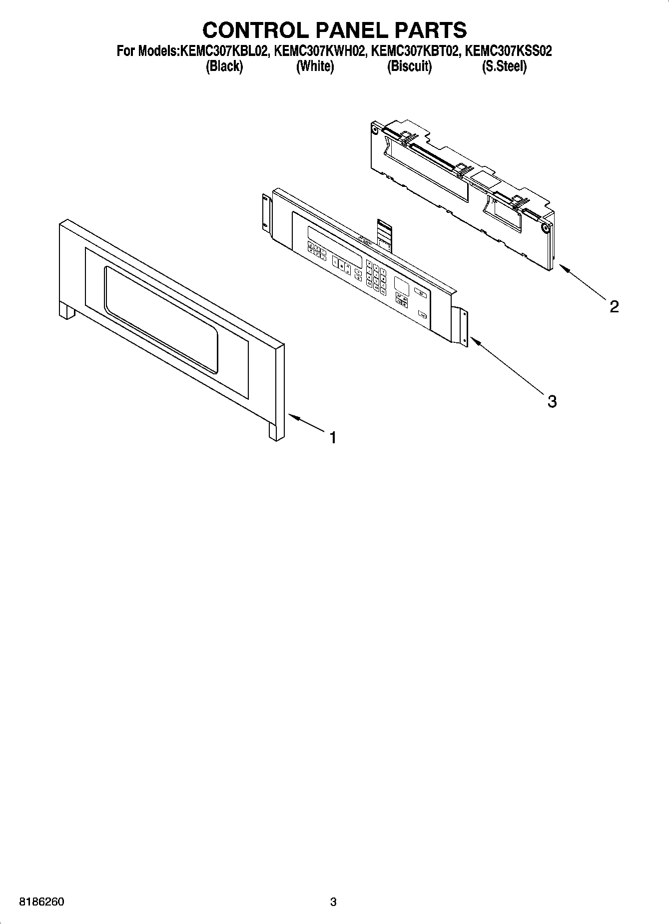 02 - CONTROL PANEL PARTS