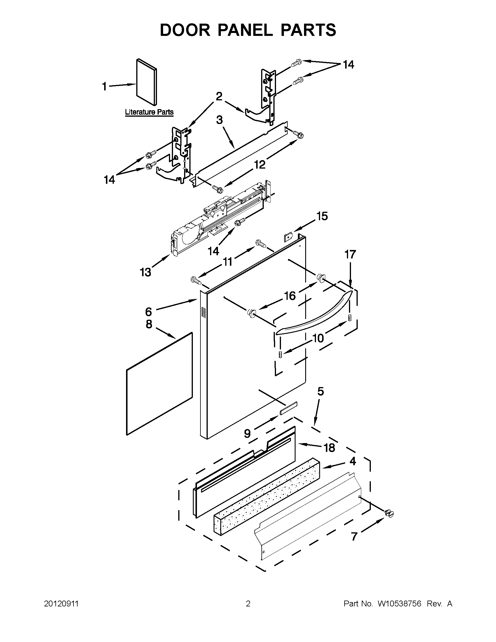 01 - DOOR PANEL PARTS