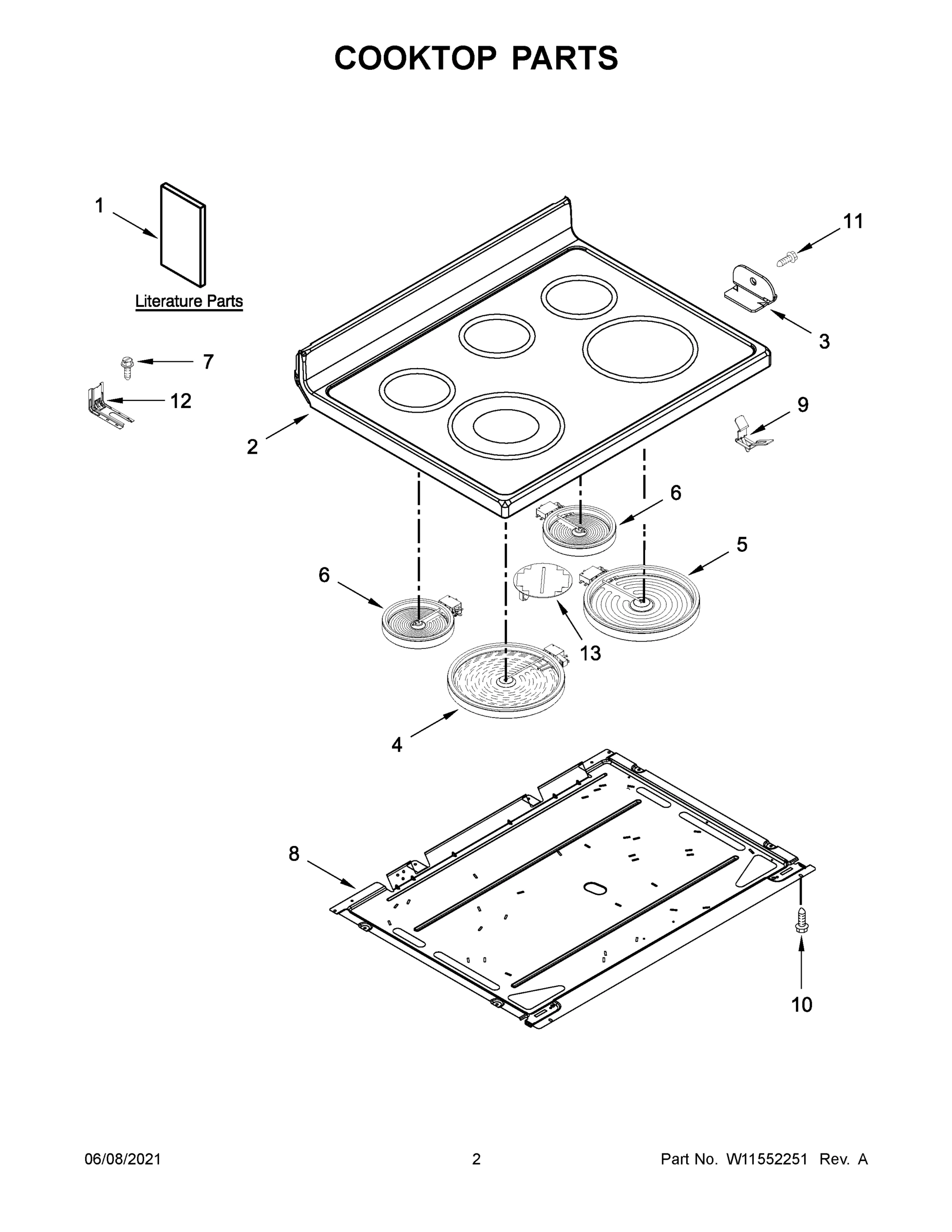 02 - COOKTOP PARTS