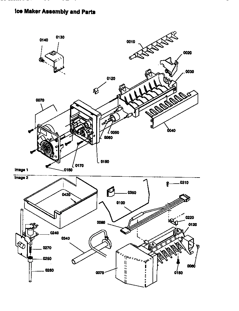 05 - ICE MAKER ASSY AND PARTS