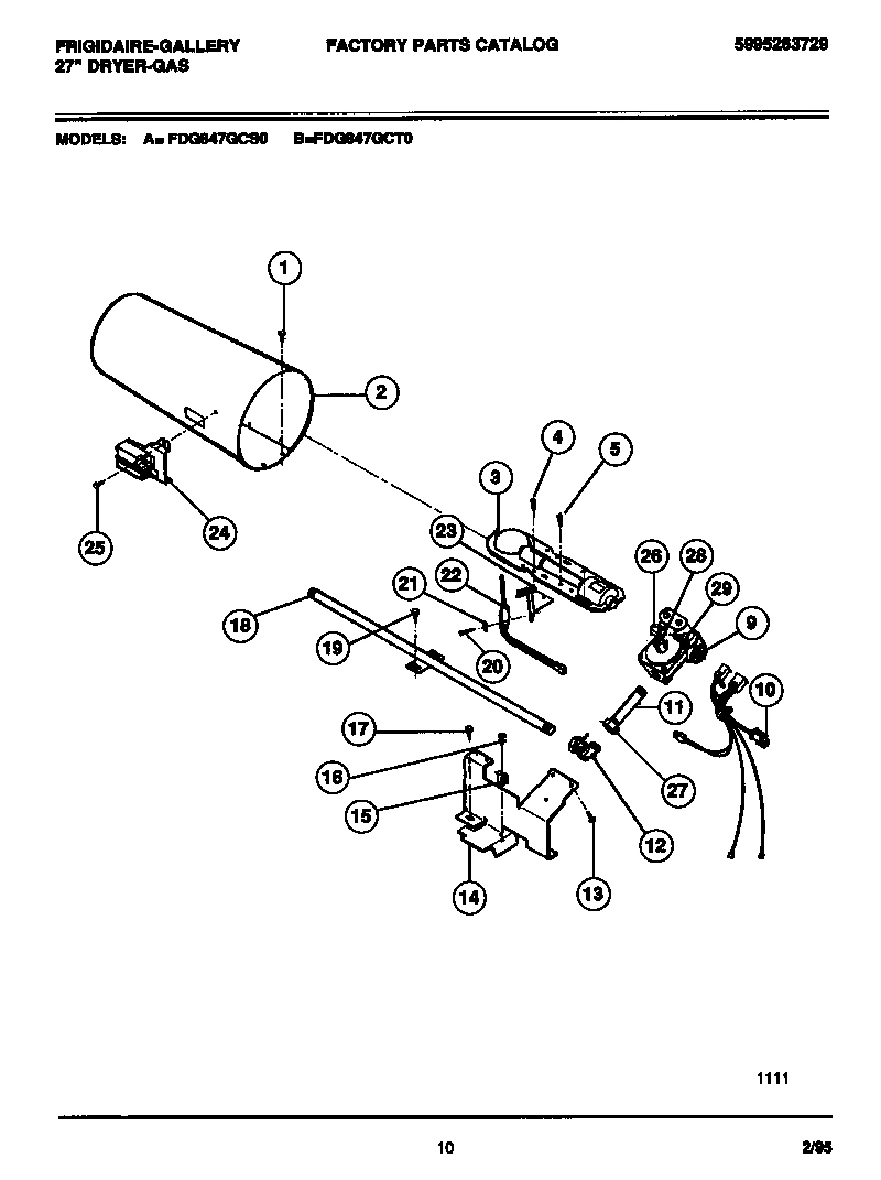 06 - GAS VALVE, BURNER ASSEMBLY, SENSOR