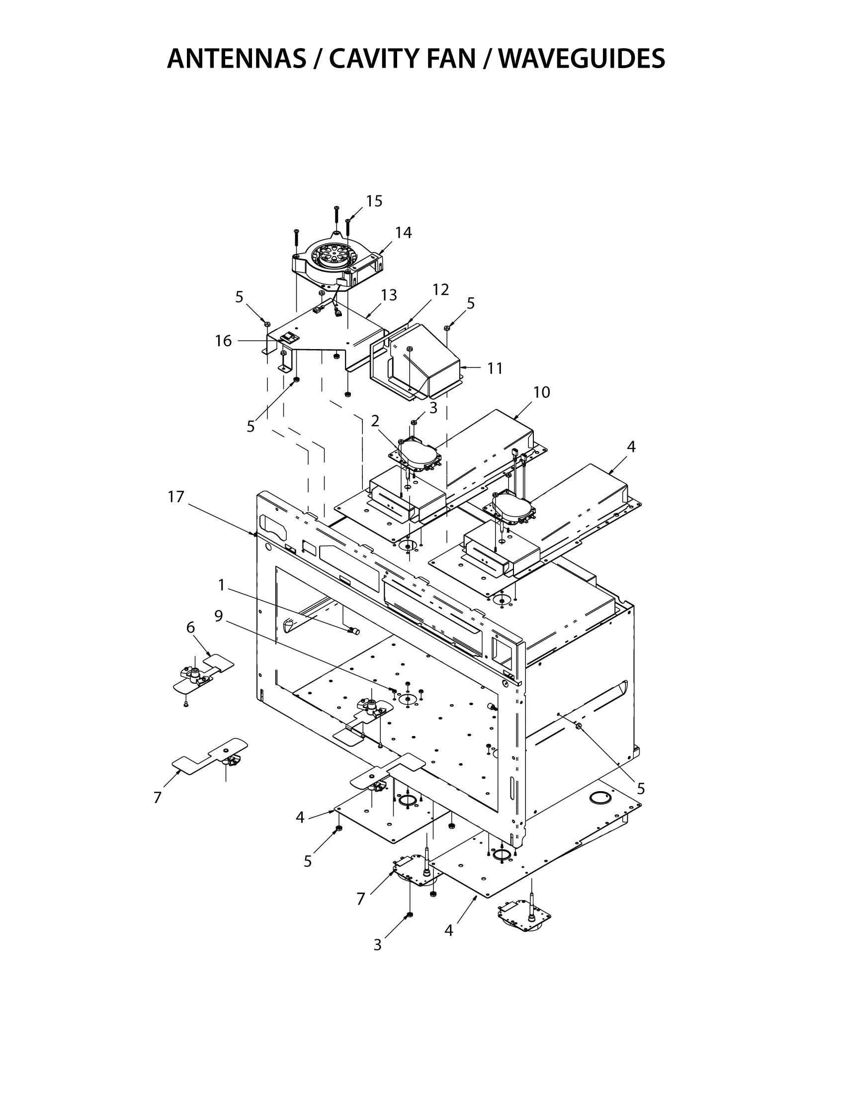 ANTENNAS / CAVITY FAN / WAVEGUIDES