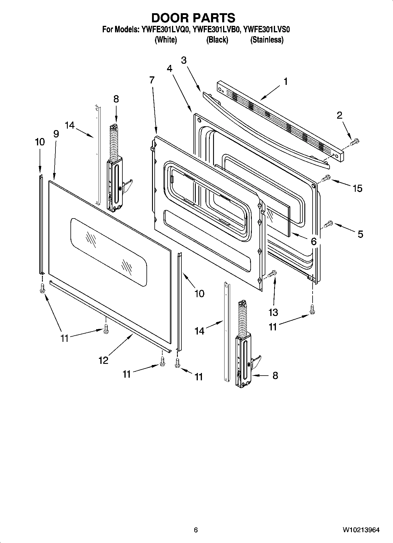 05 - DOOR PARTS, OPTIONAL PARTS (NOT INCLUDED)