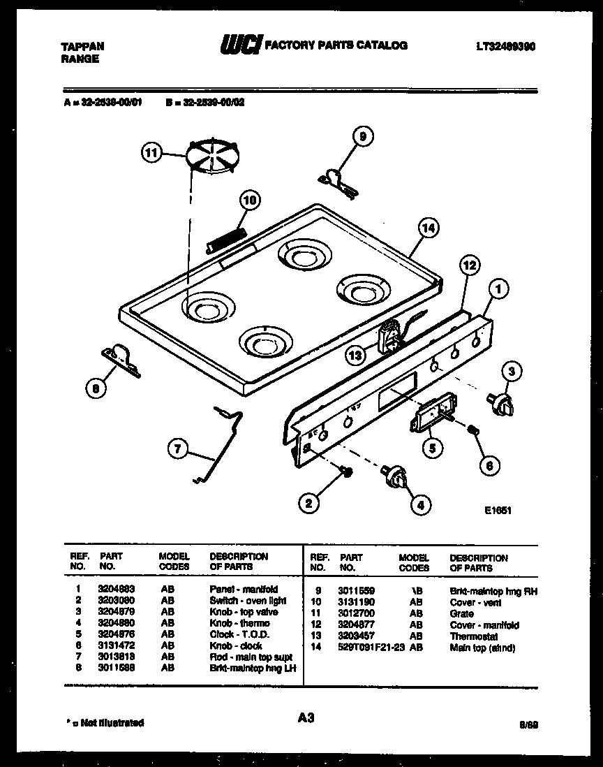 03 - COOKTOP PARTS