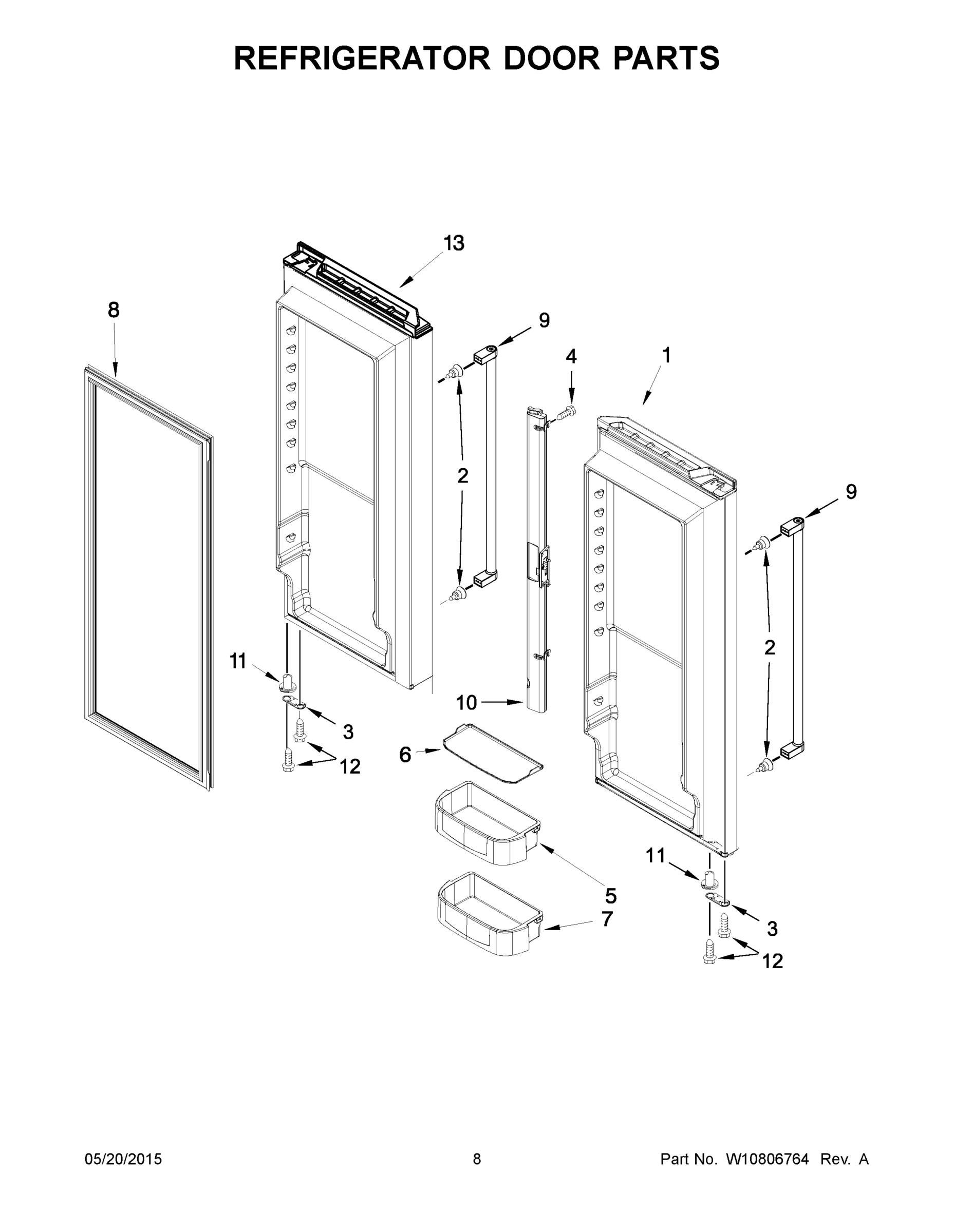 05 - REFRIGERATOR DOOR PARTS