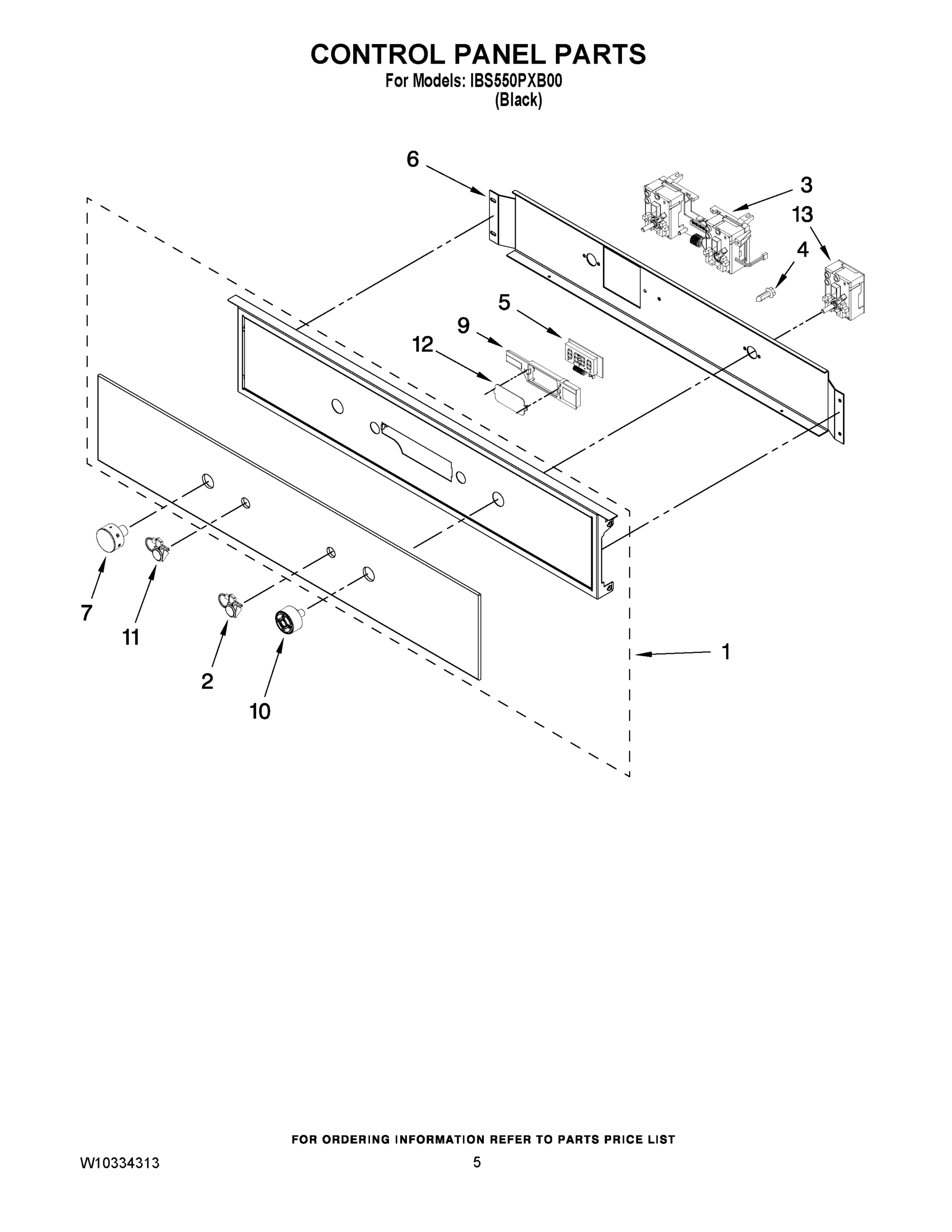 04 - CONTROL PANEL PARTS