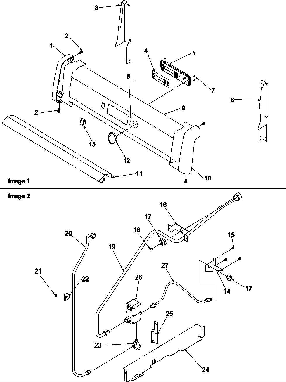 01 - Backguard and Gas Supply