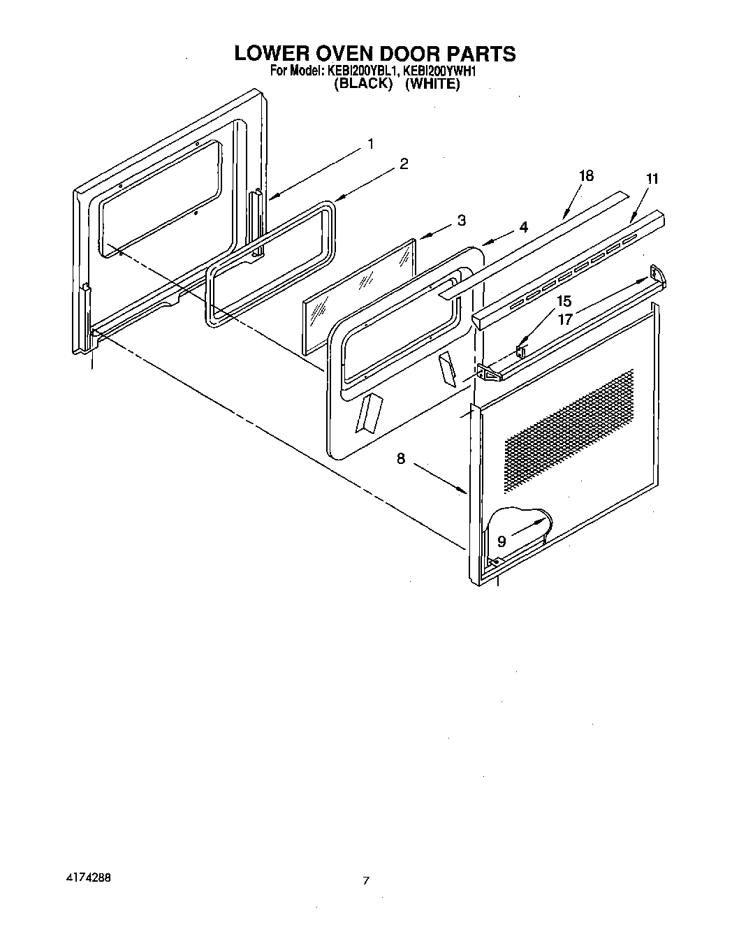 04 - LOWER OVEN DOOR