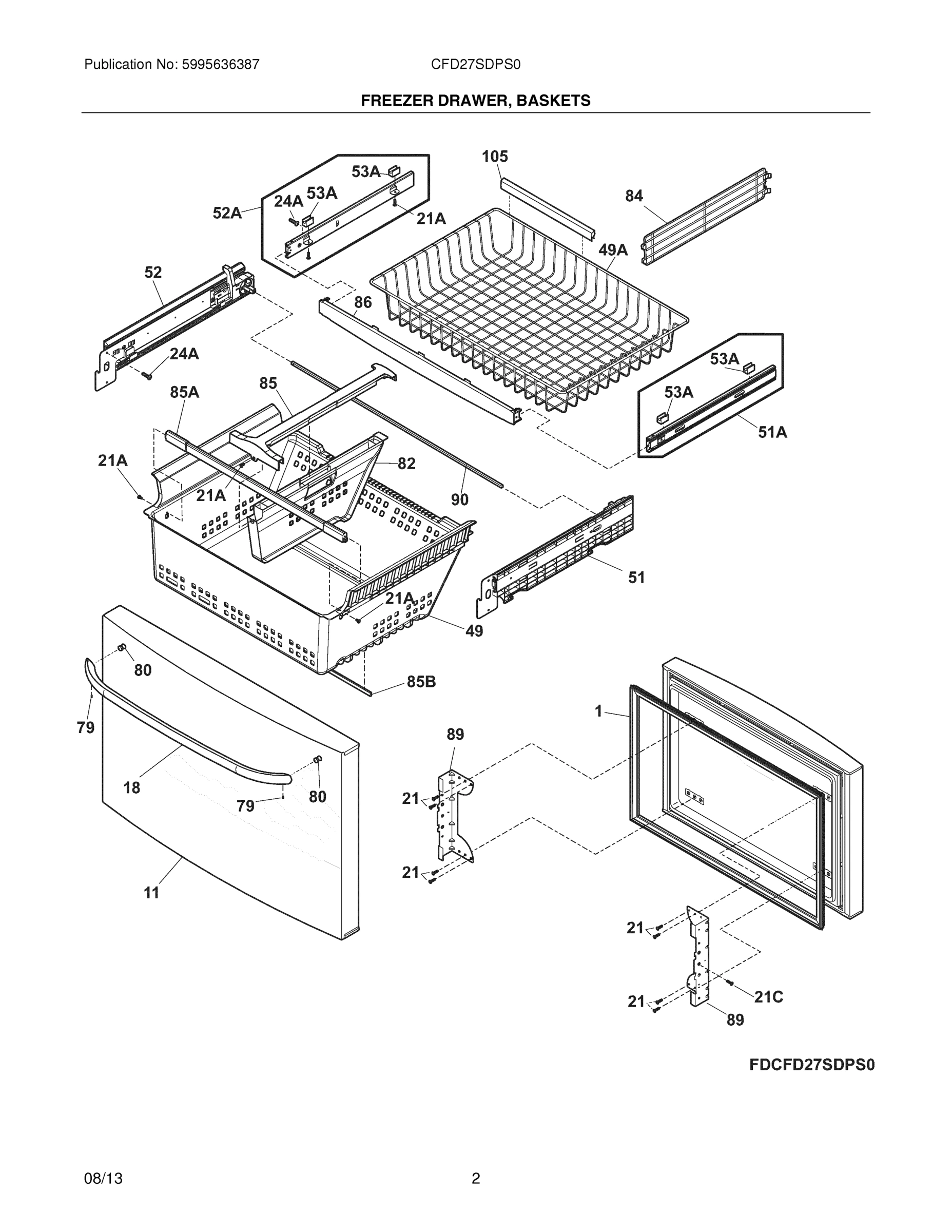 03 - FREEZER DRAWER, BASKETS