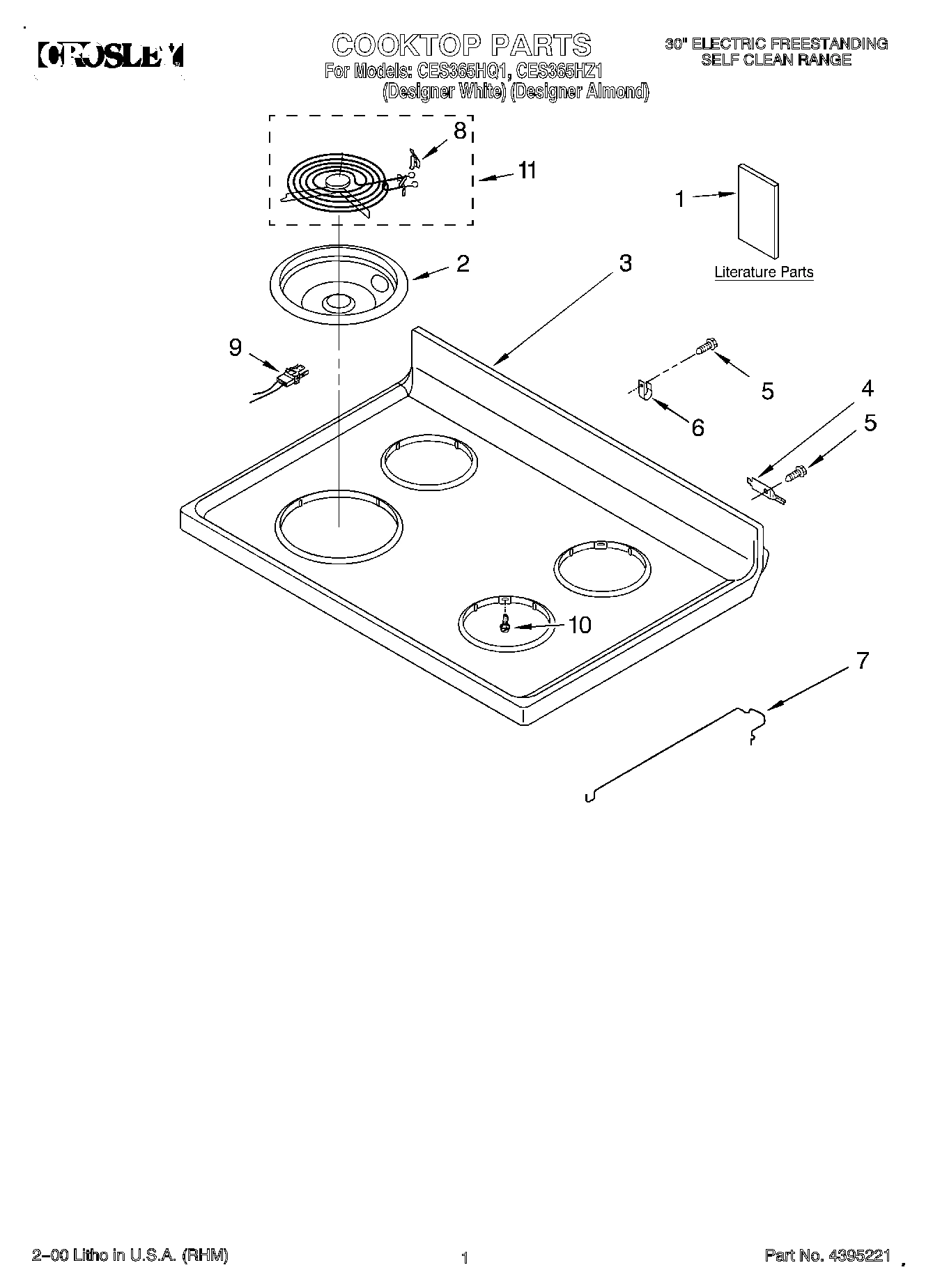 01 - COOKTOP, LITERATURE