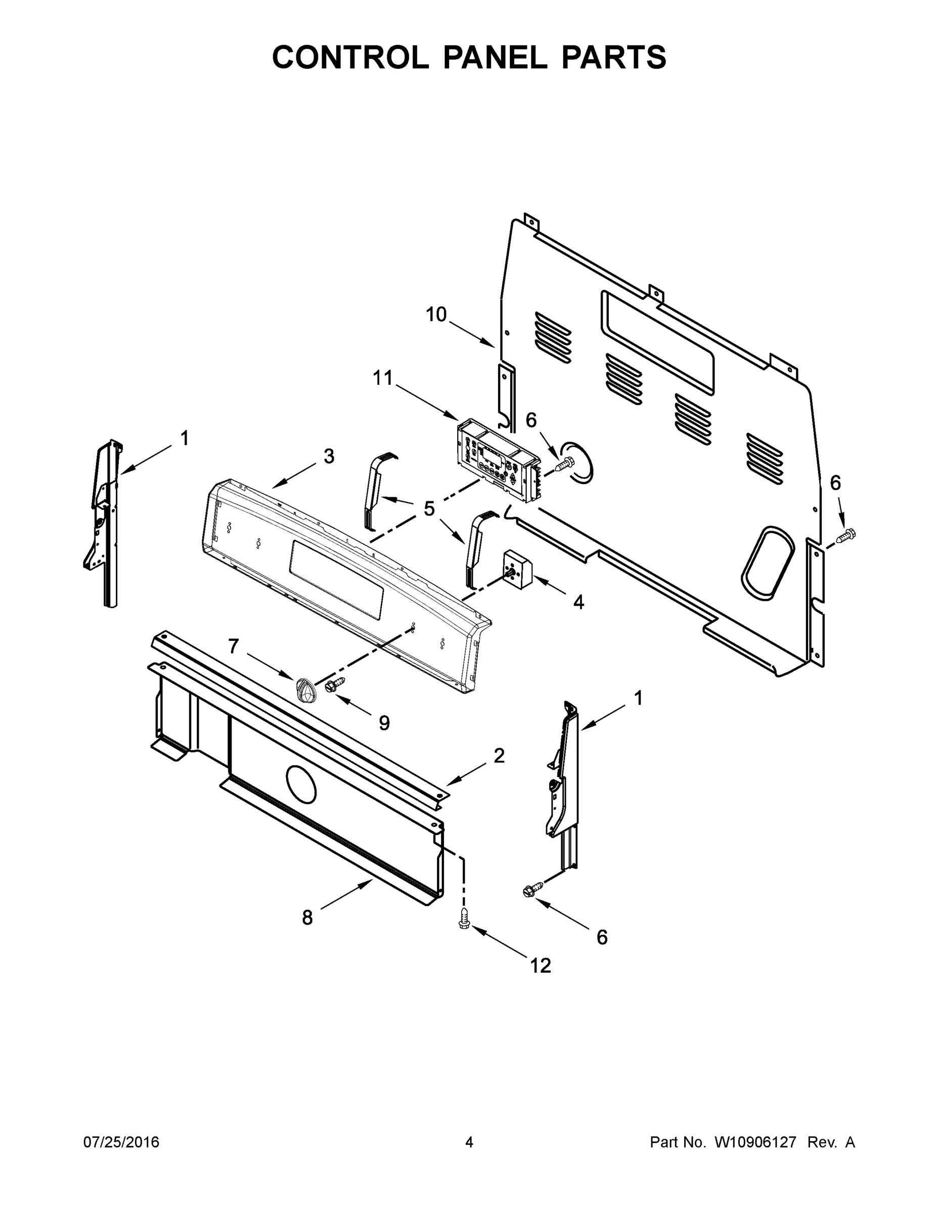 03 - CONTROL PANEL PARTS