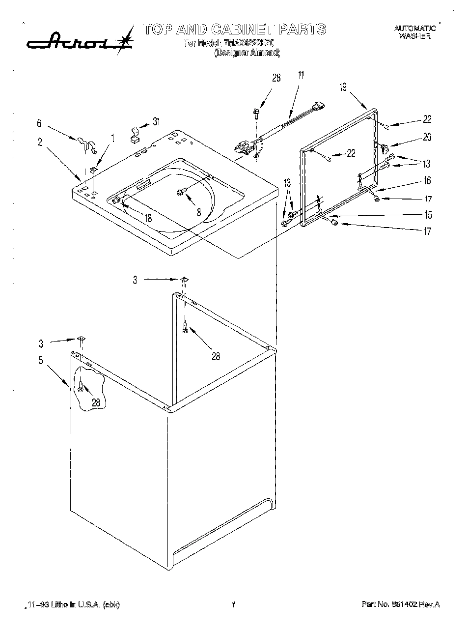 01 - TOP & CABINET