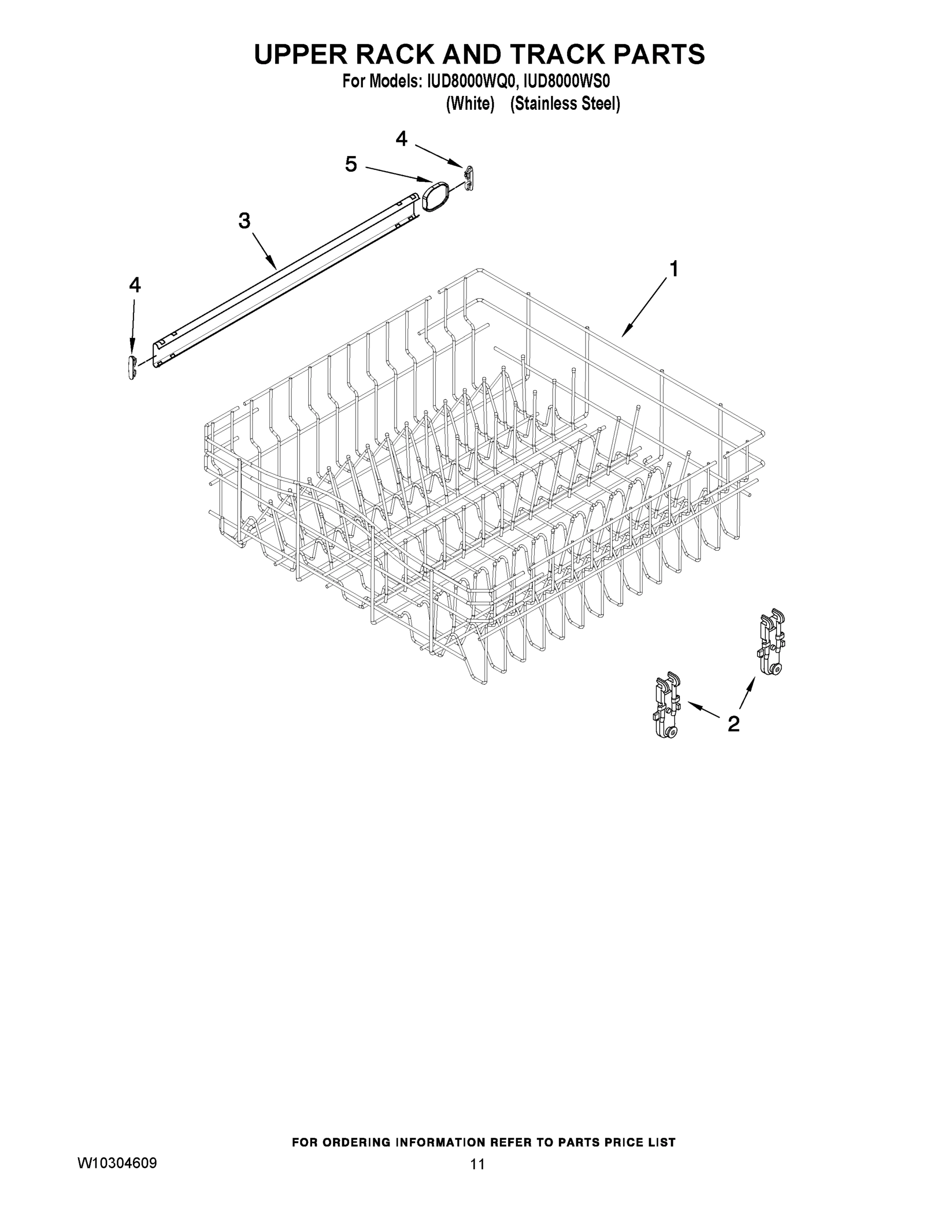 09 - UPPER RACK AND TRACK PARTS