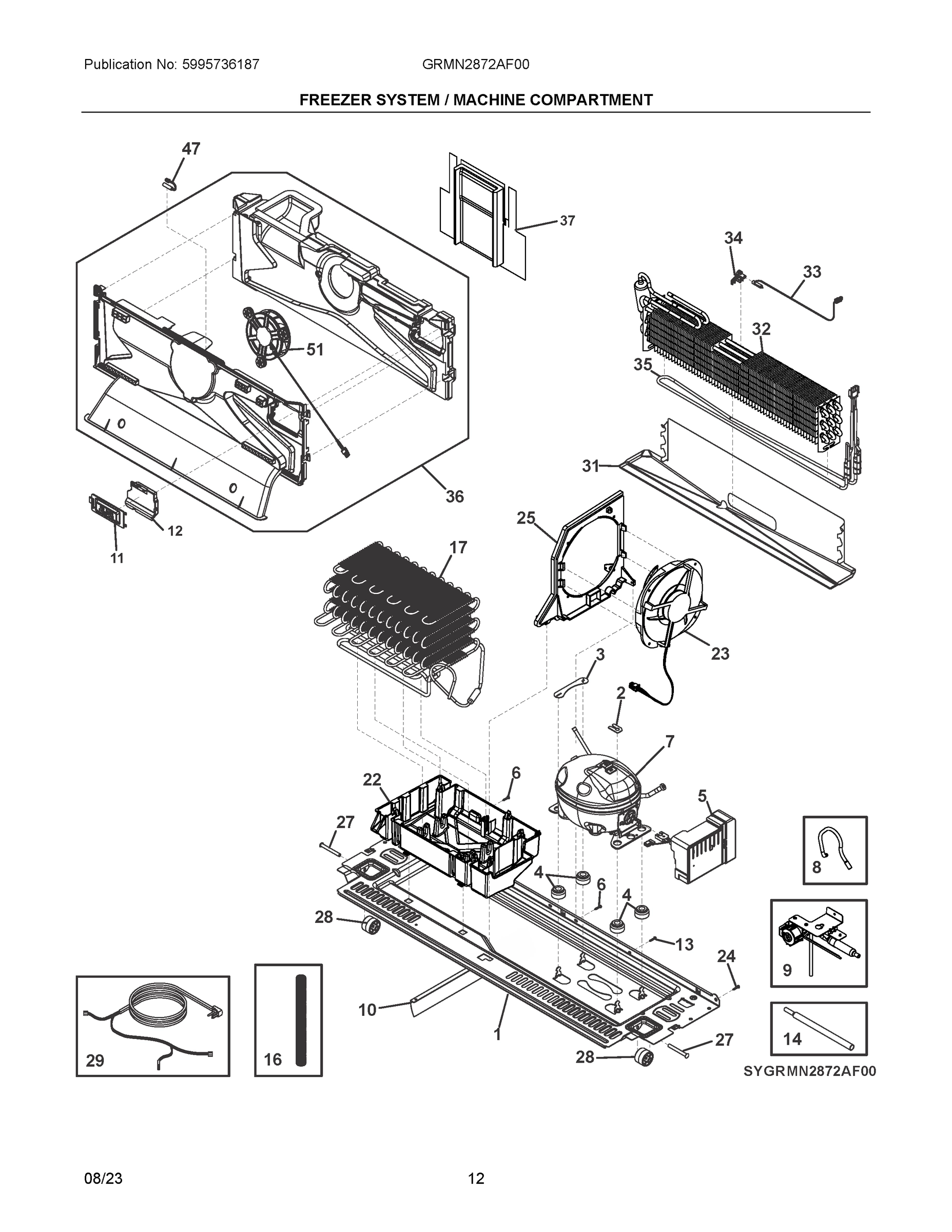 07 - FREEZER SYSTEM / MACHINE COMPARTMENT