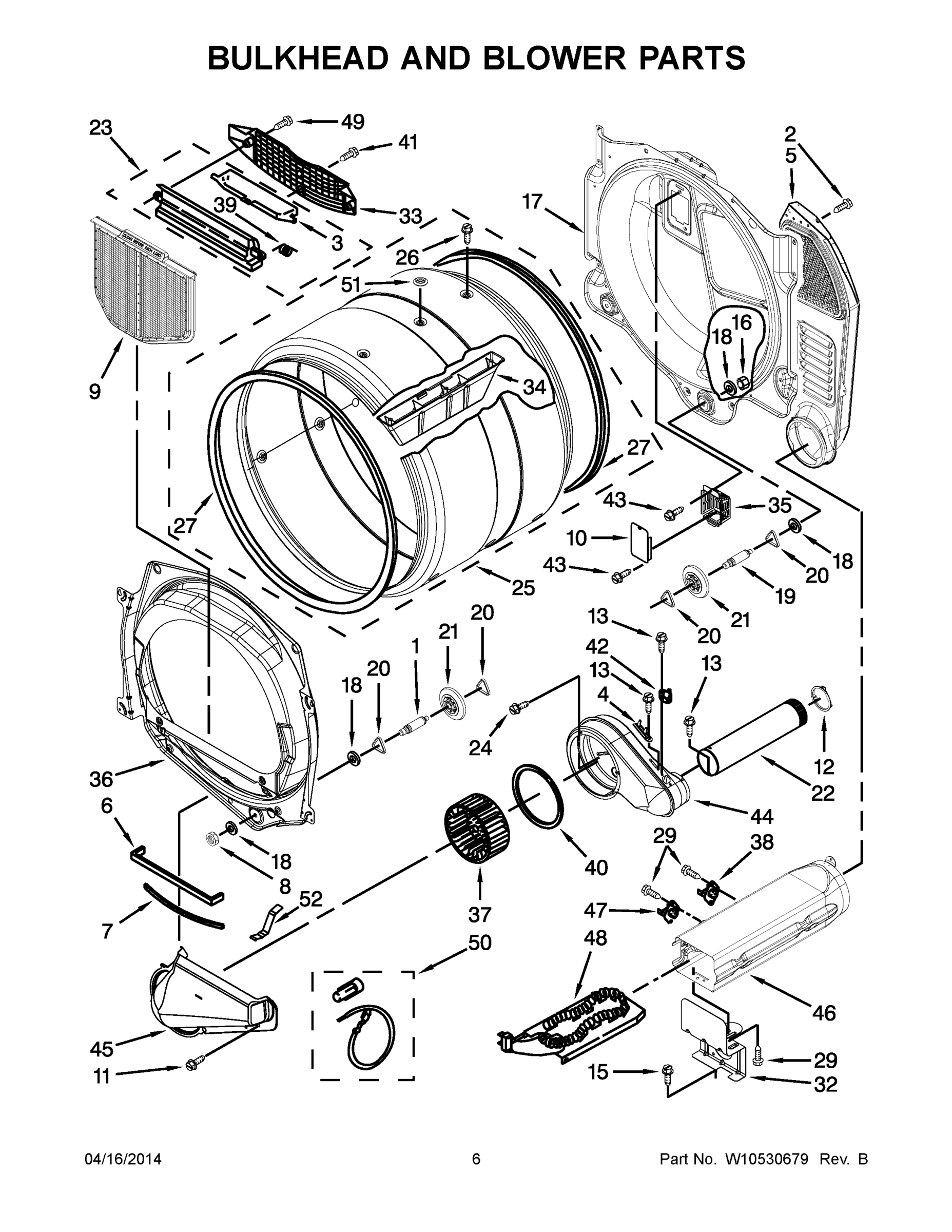 04 - BULKHEAD AND BLOWER PARTS
