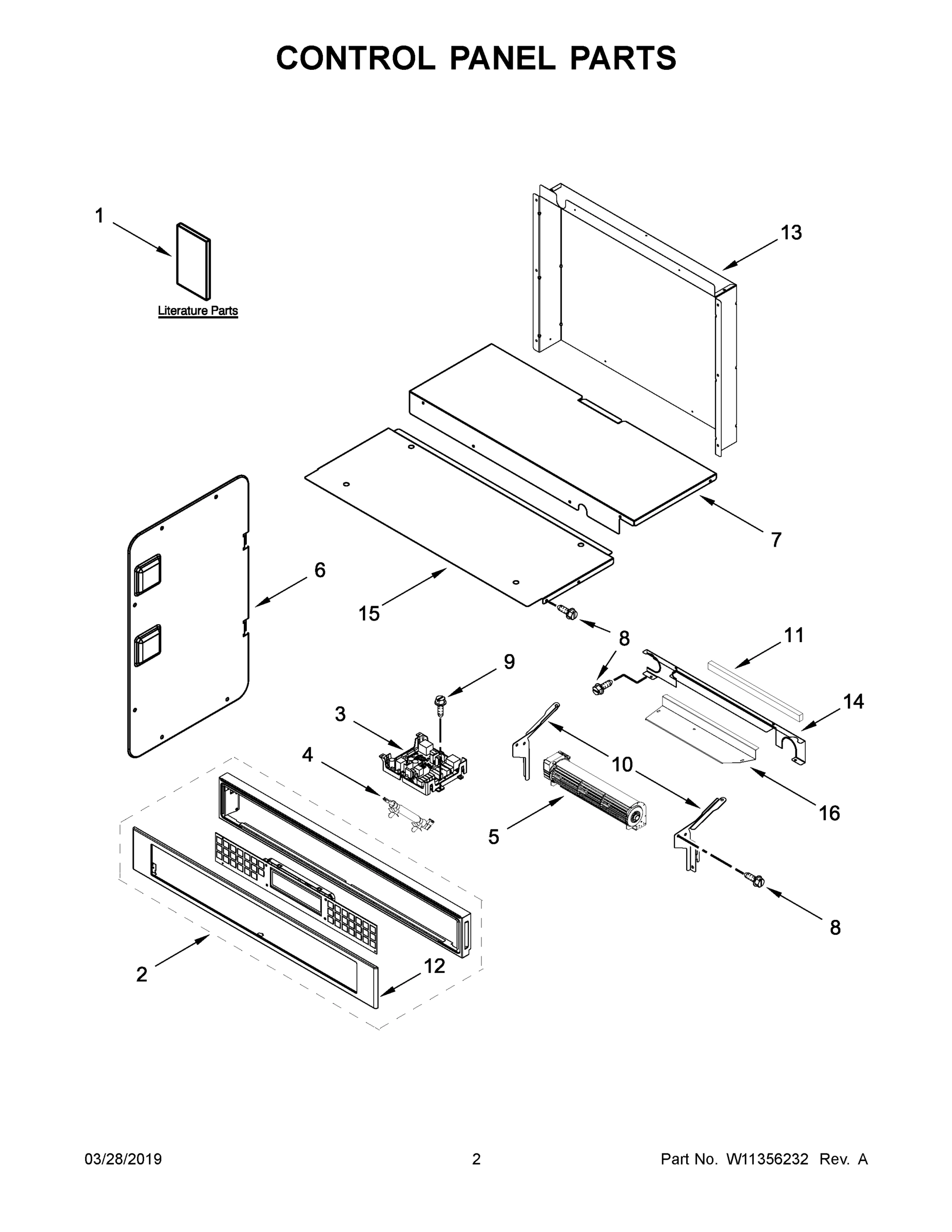 02 - CONTROL PANEL PARTS