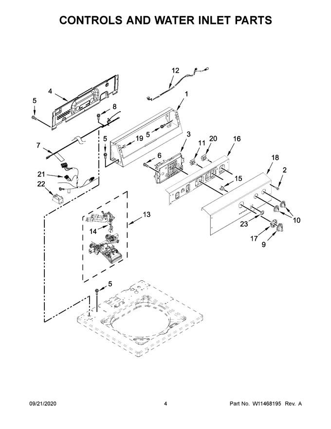 03 - CONTROLS AND WATER INLET PARTS