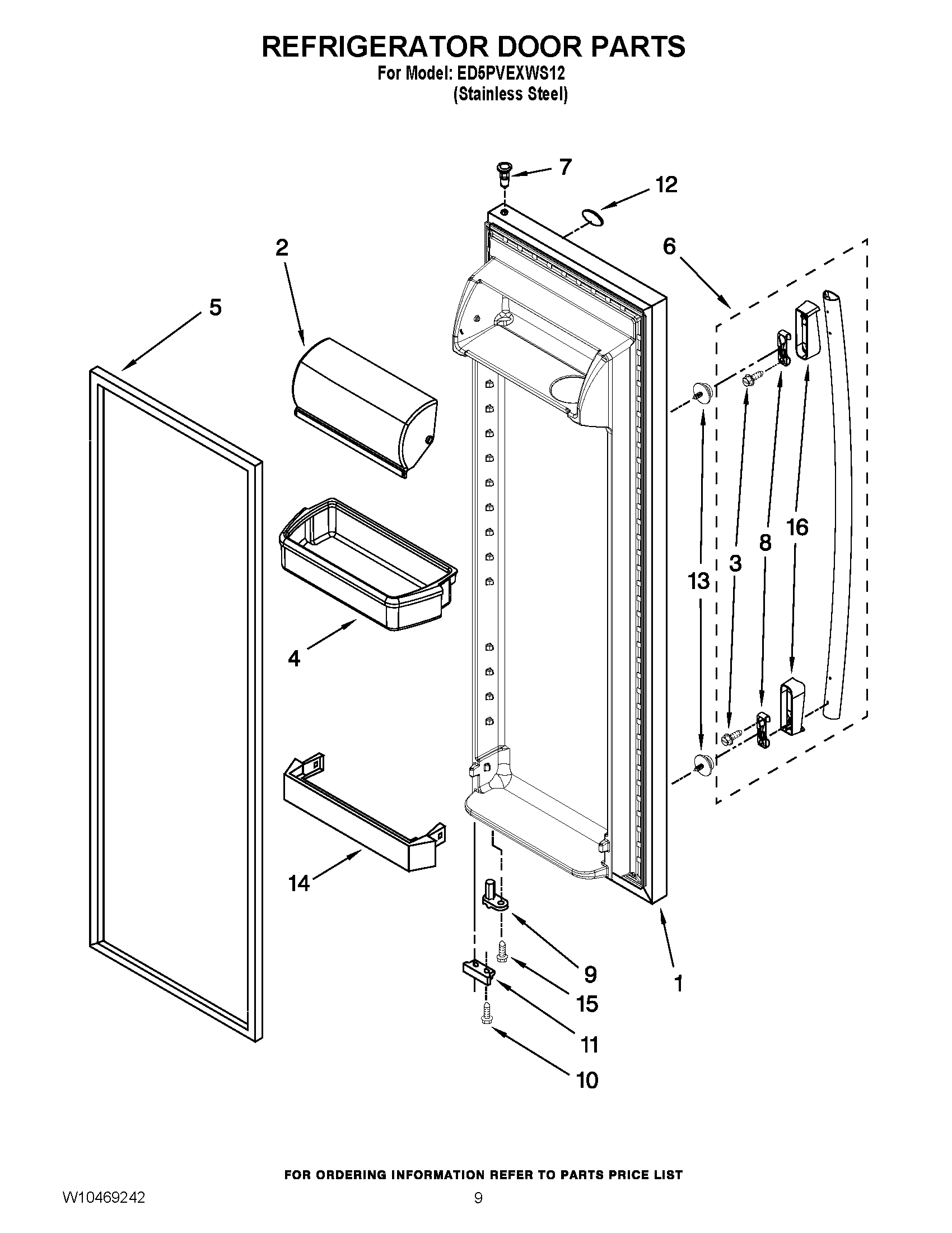 06 - REFRIGERATOR DOOR PARTS