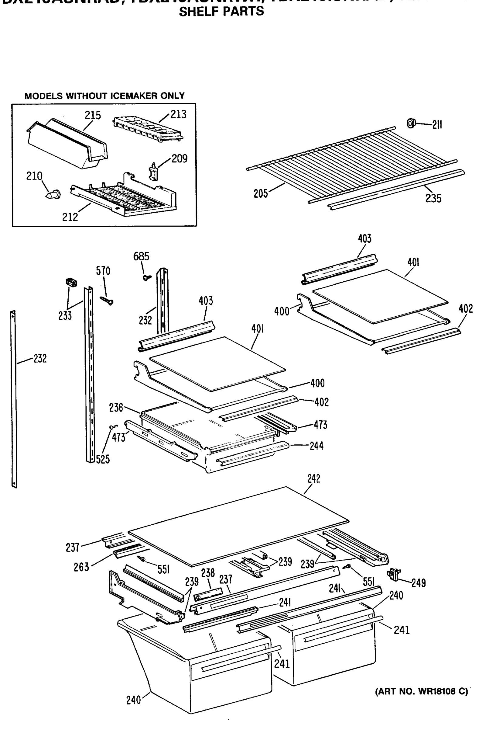 SHELF PARTS