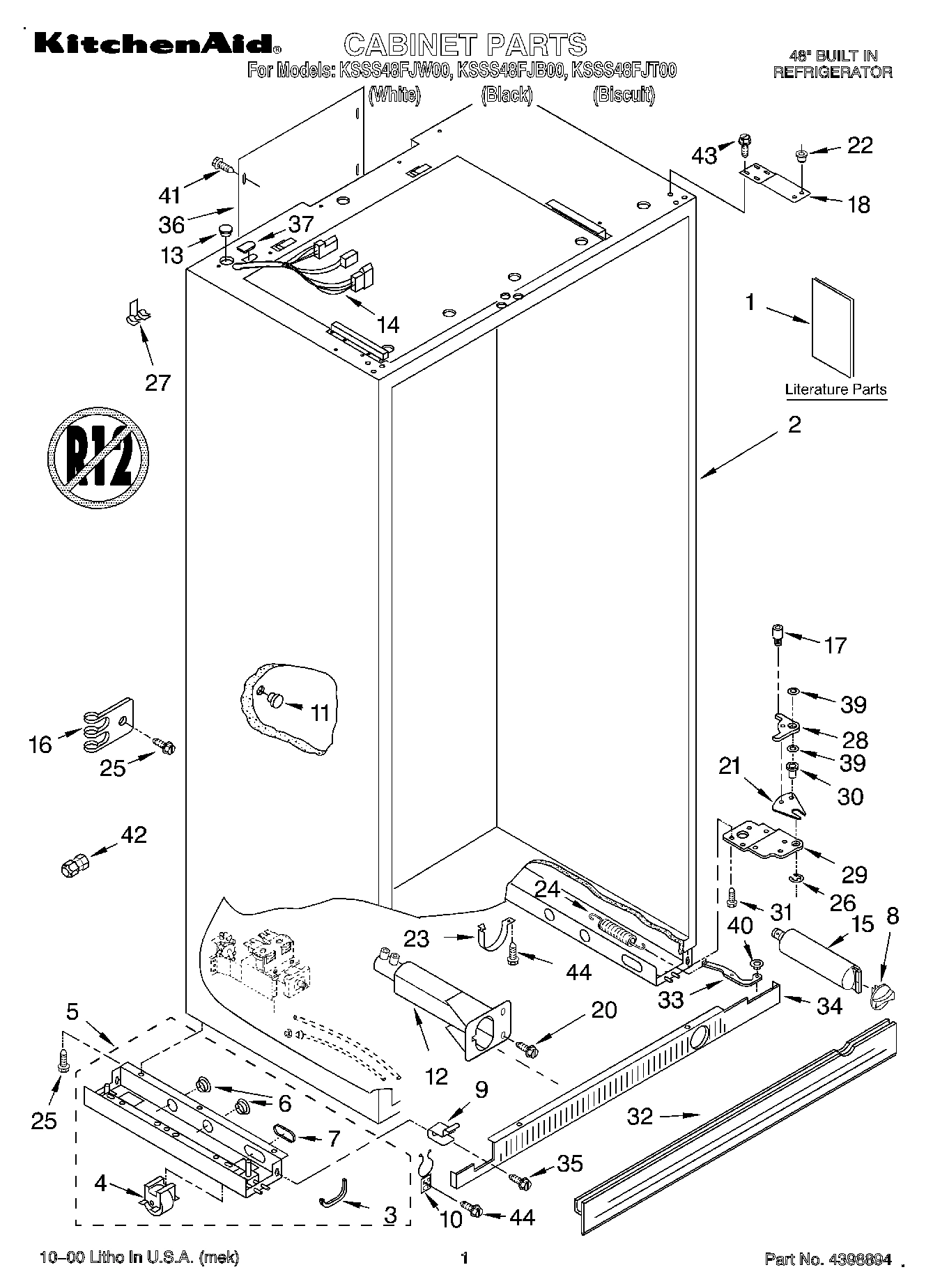 01 - CABINET, LITERATURE
