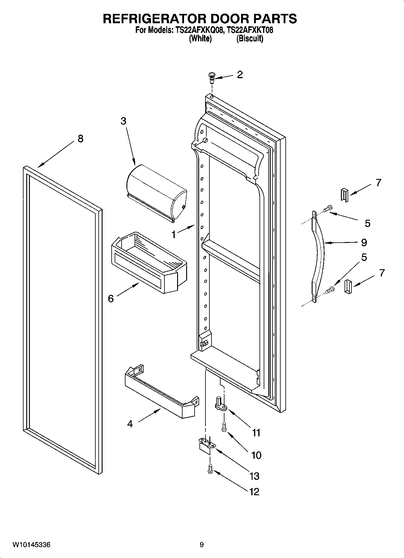 07 - REFRIGERATOR DOOR PARTS