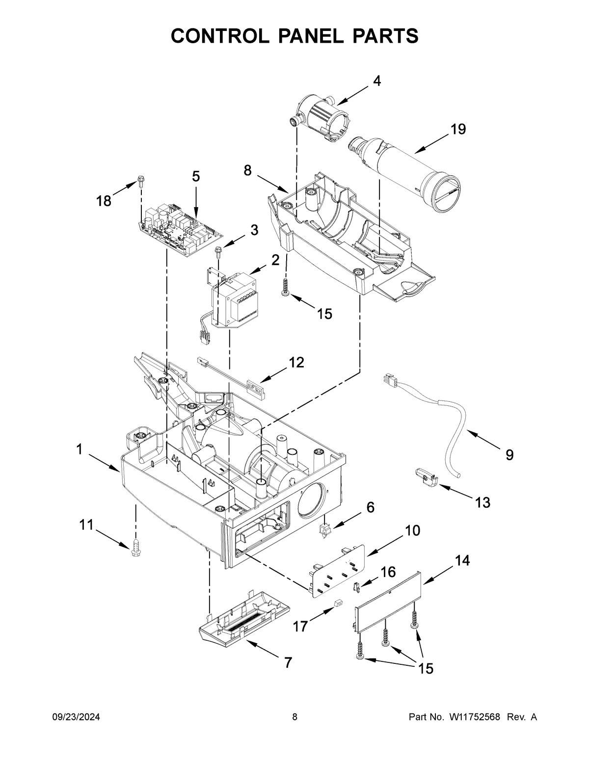 05 - CONTROL PANEL PARTS
