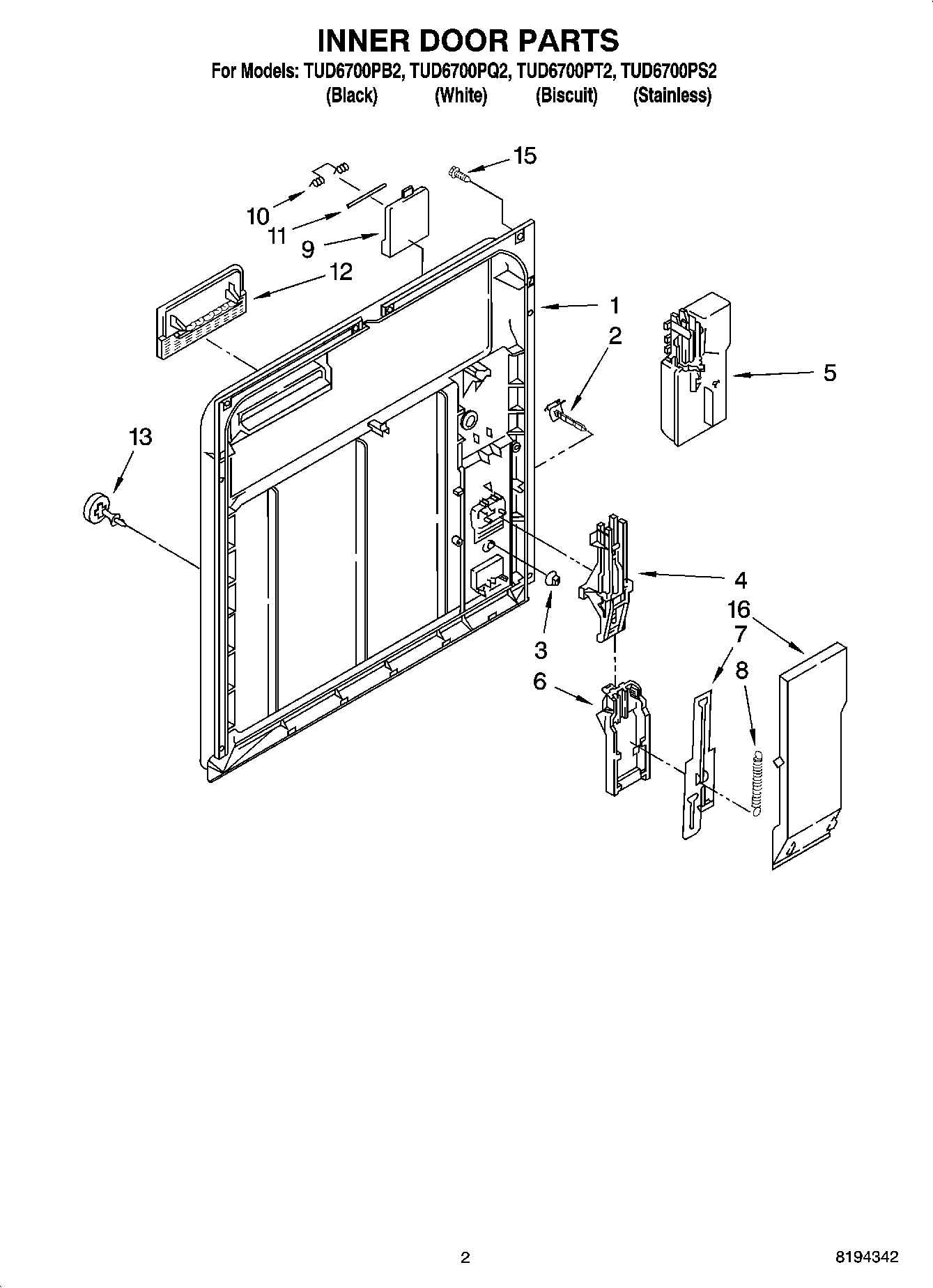 02 - INNER DOOR PARTS