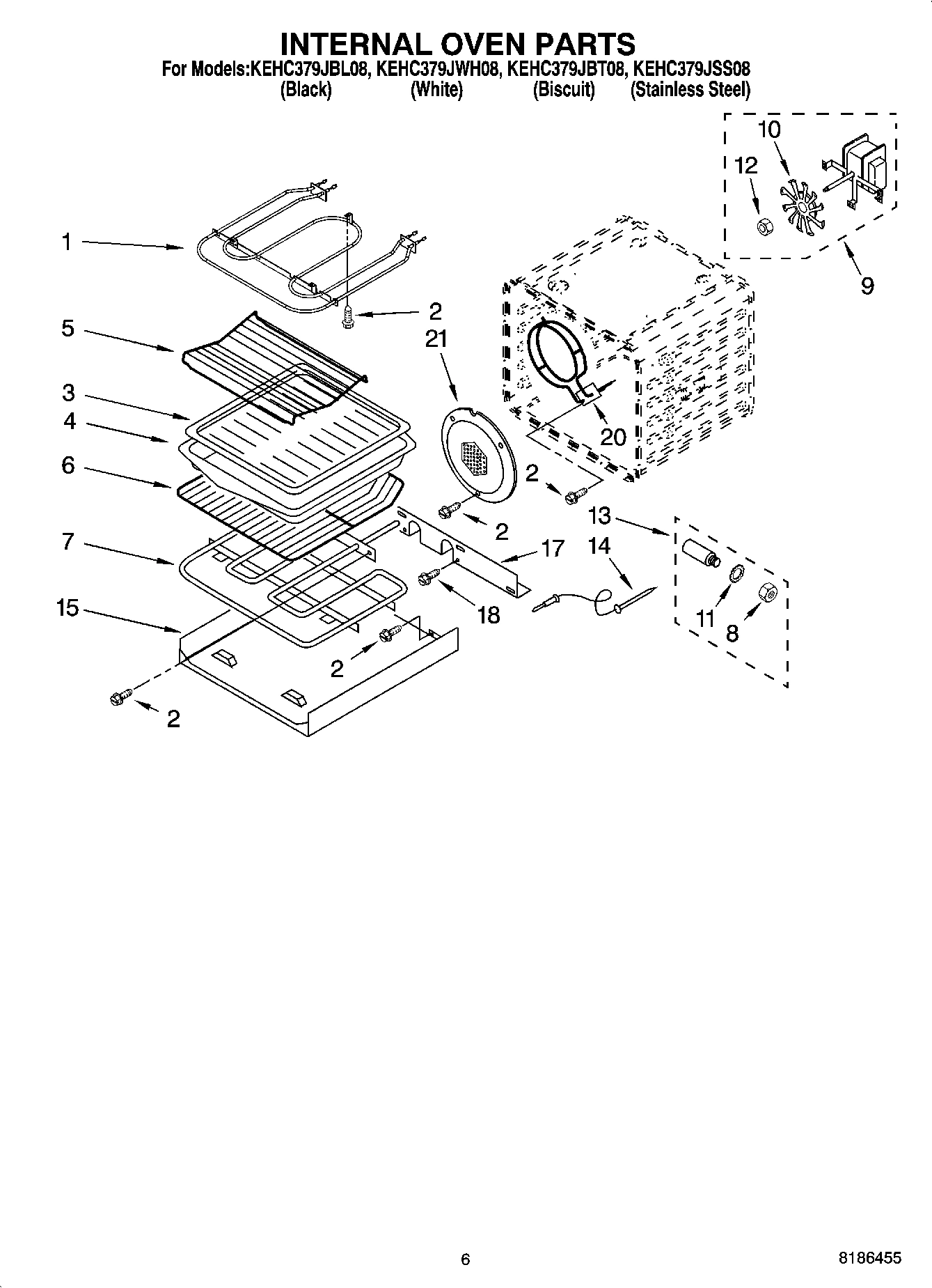 05 - INTERNAL OVEN PARTS