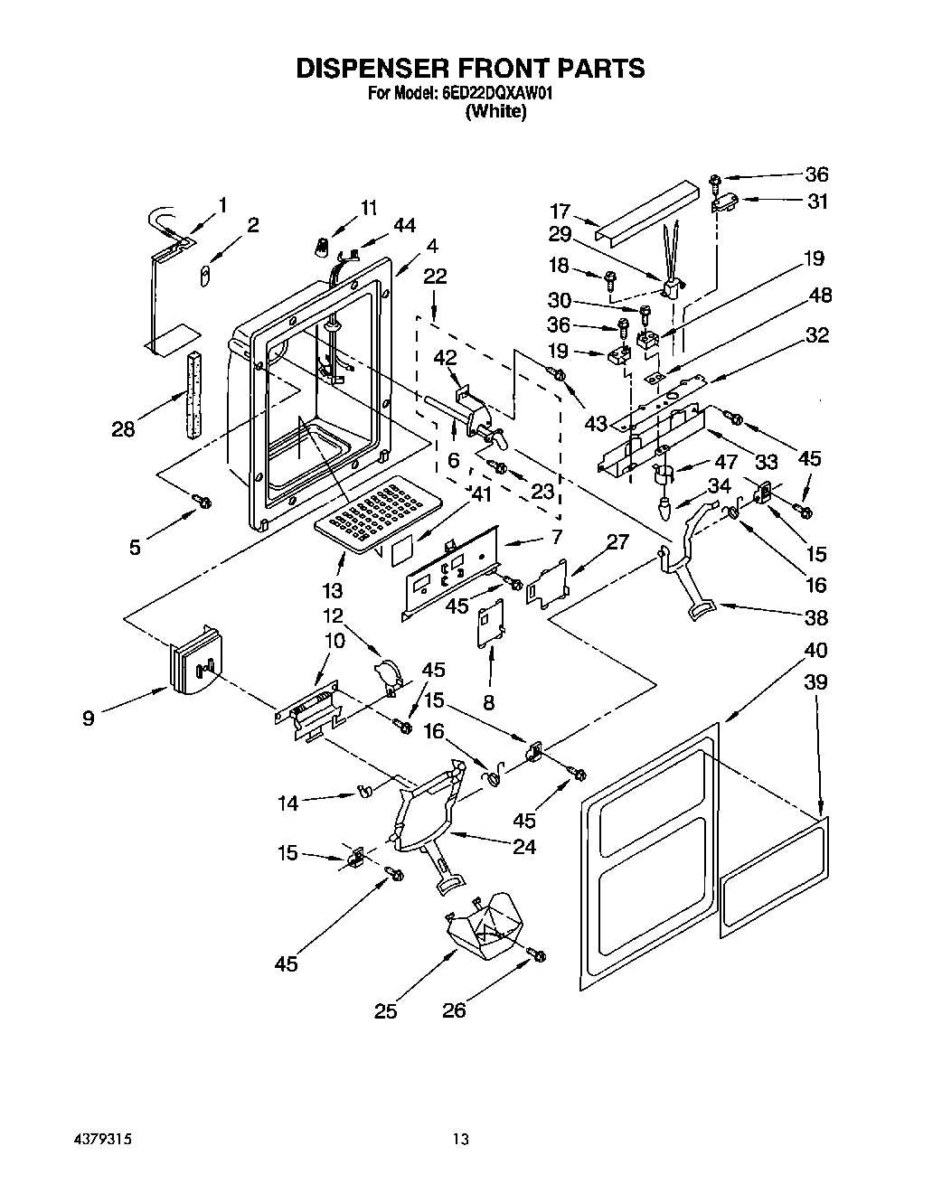 08 - DISPENSER FRONT