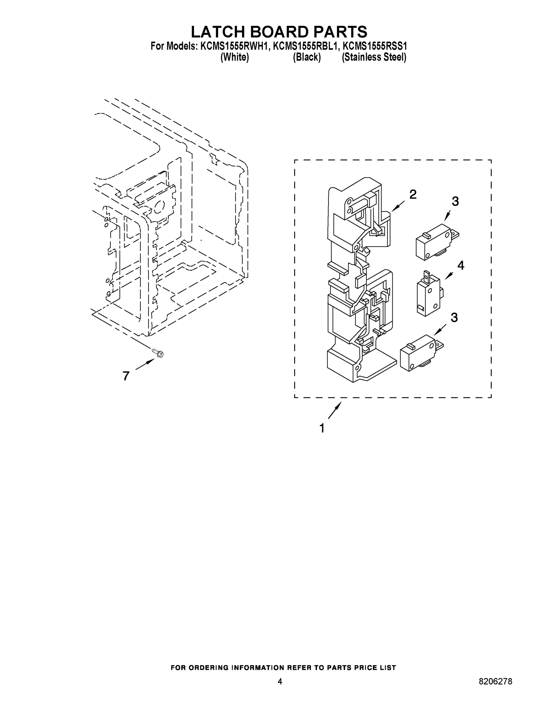 04 - LATCH BOARD PARTS