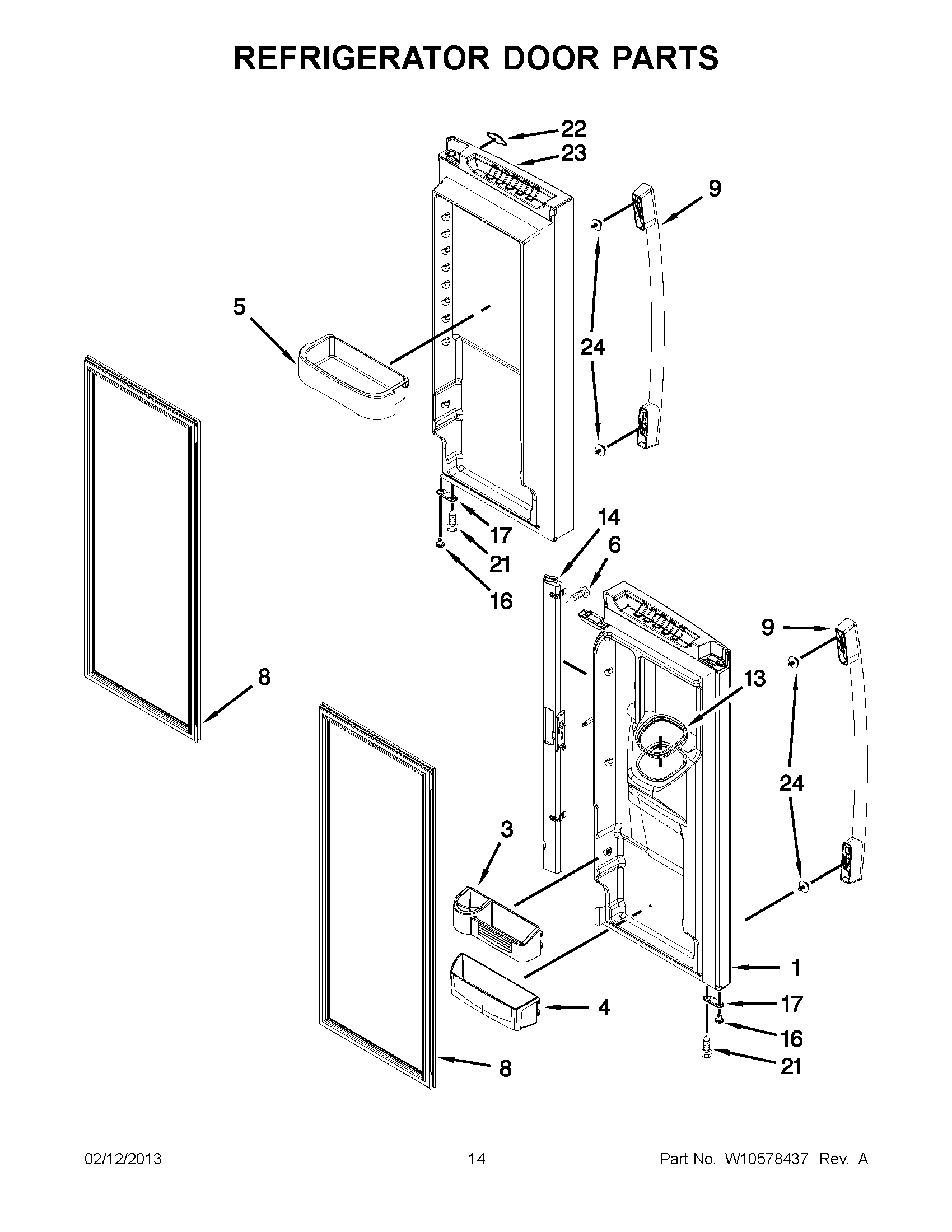 07 - REFRIGERATOR DOOR PARTS