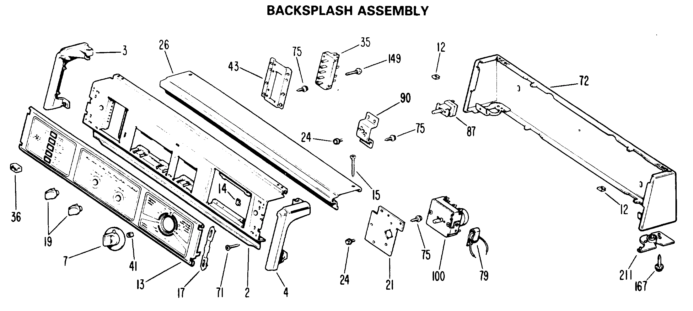 BACKSPLASH ASSEMBLY