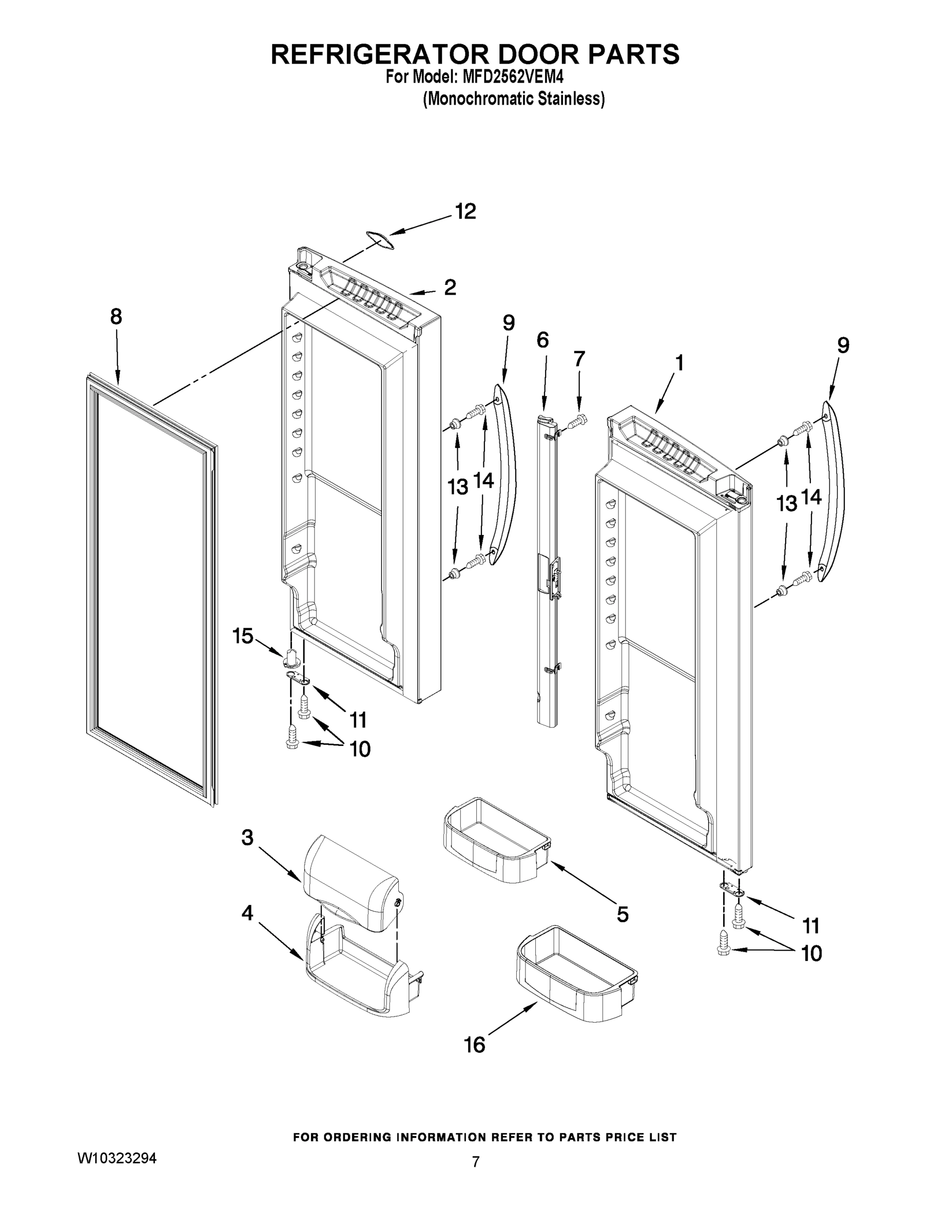 04 - REFRIGERATOR DOOR PARTS