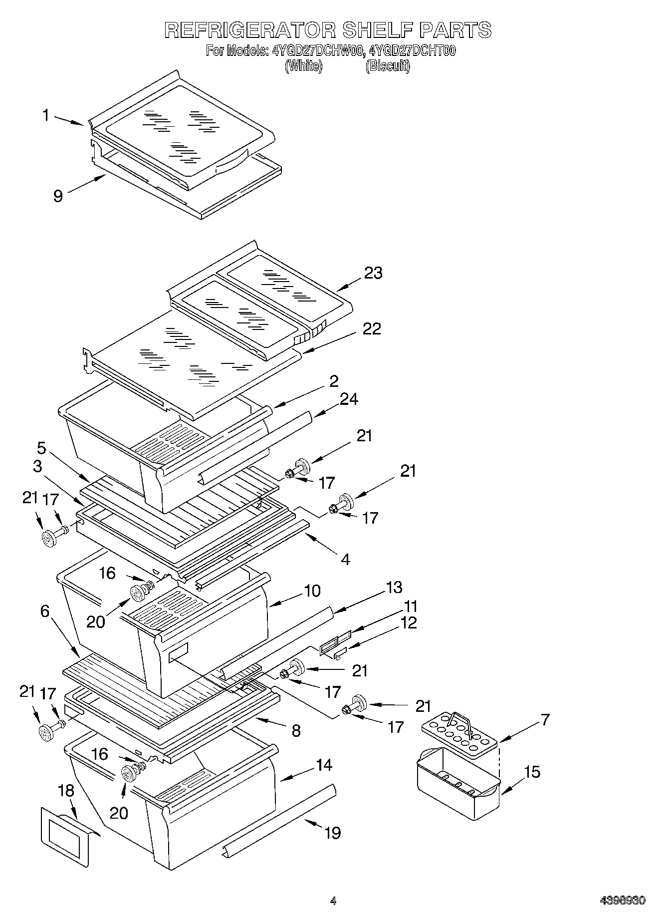 03 - REFRIGERATOR SHELF