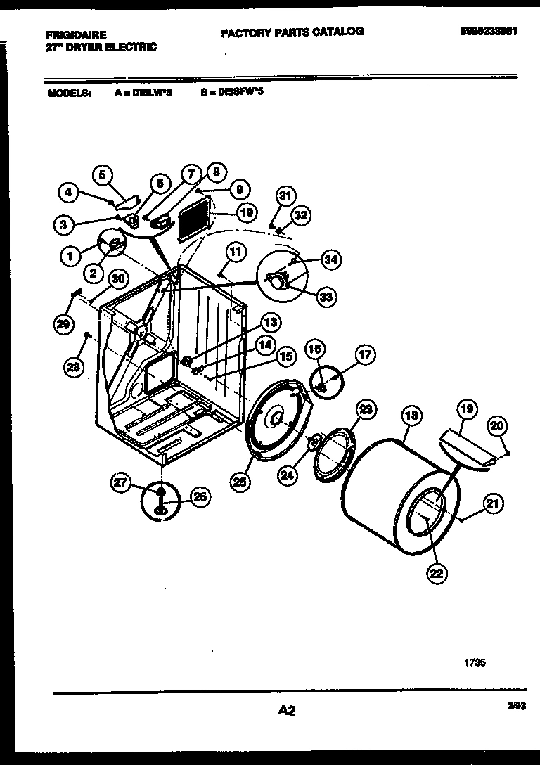 02 - CABINET AND COMPONENT PARTS