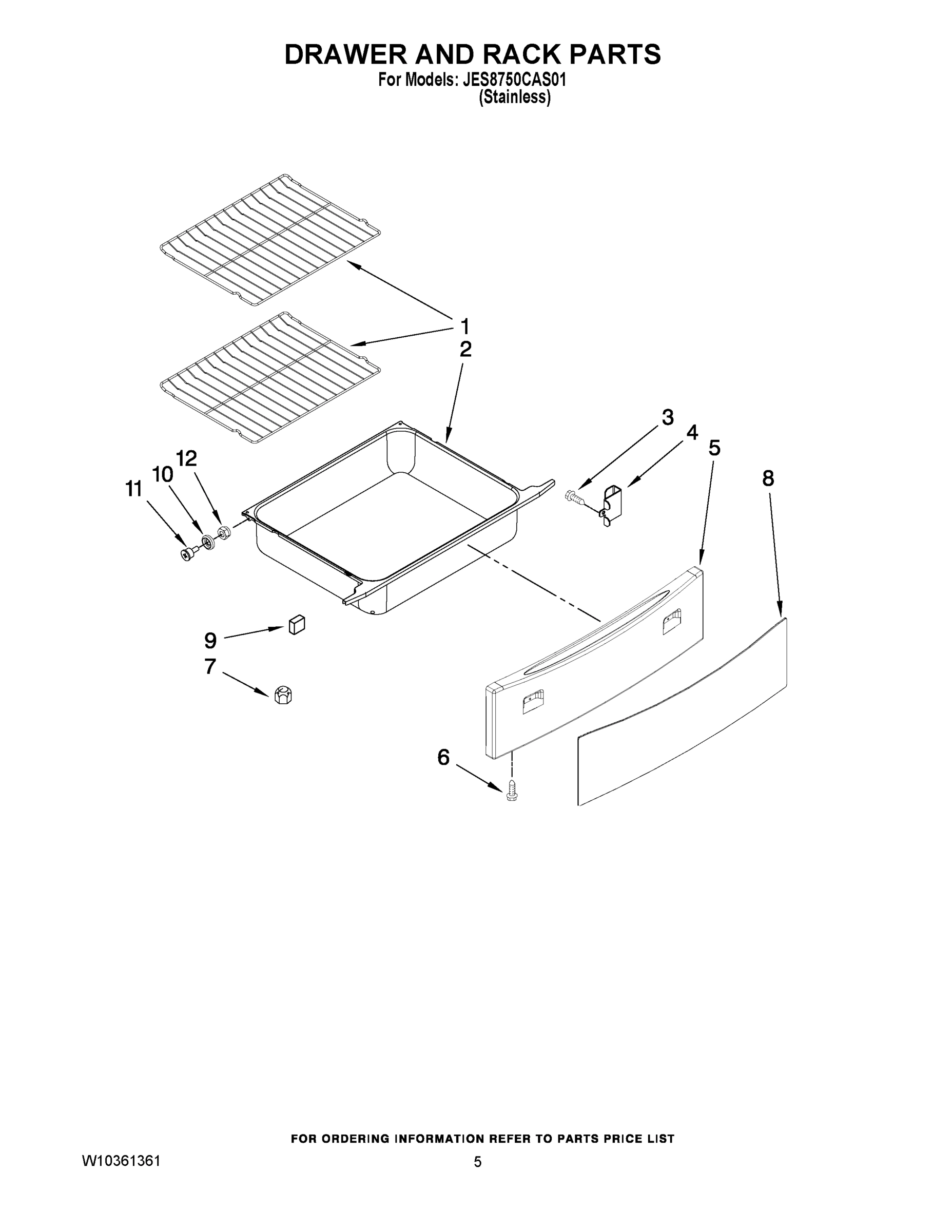 04 - DRAWER AND RACK PARTS