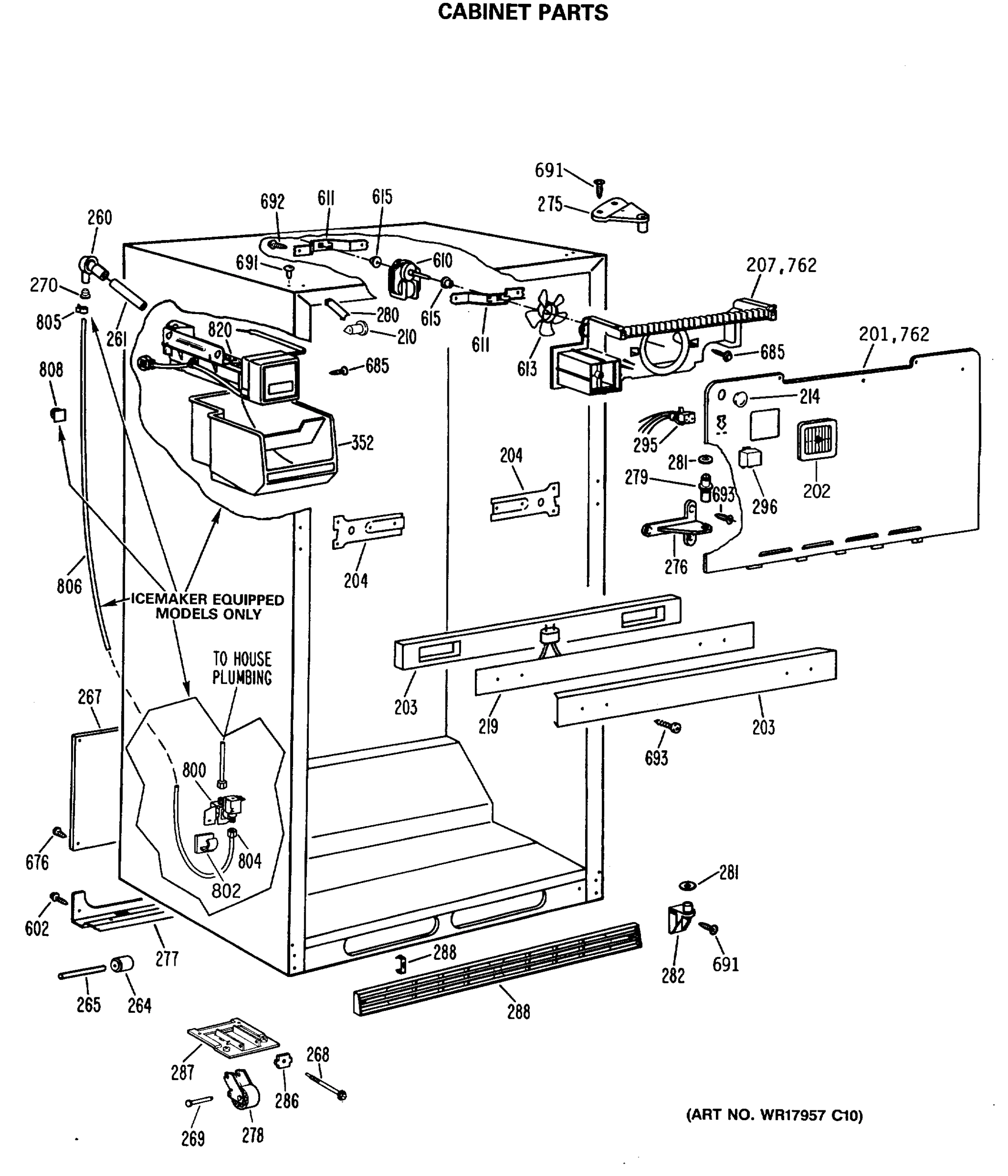 CABINET PARTS