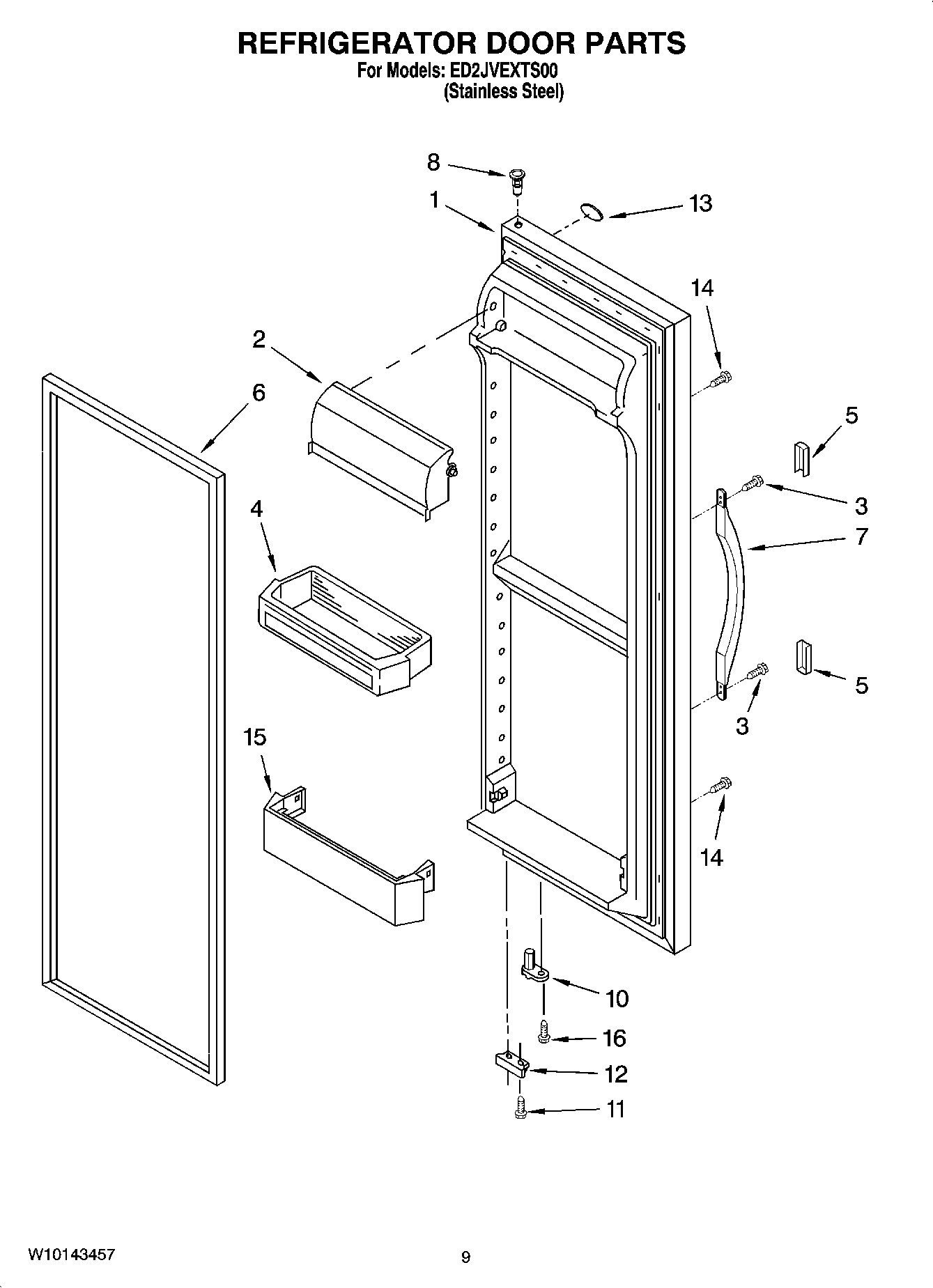 06 - REFRIGERATOR DOOR PARTS