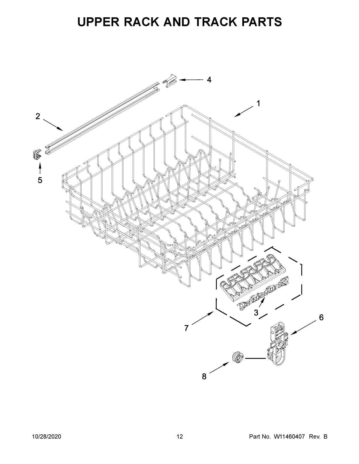 07 - UPPER RACK AND TRACK PARTS