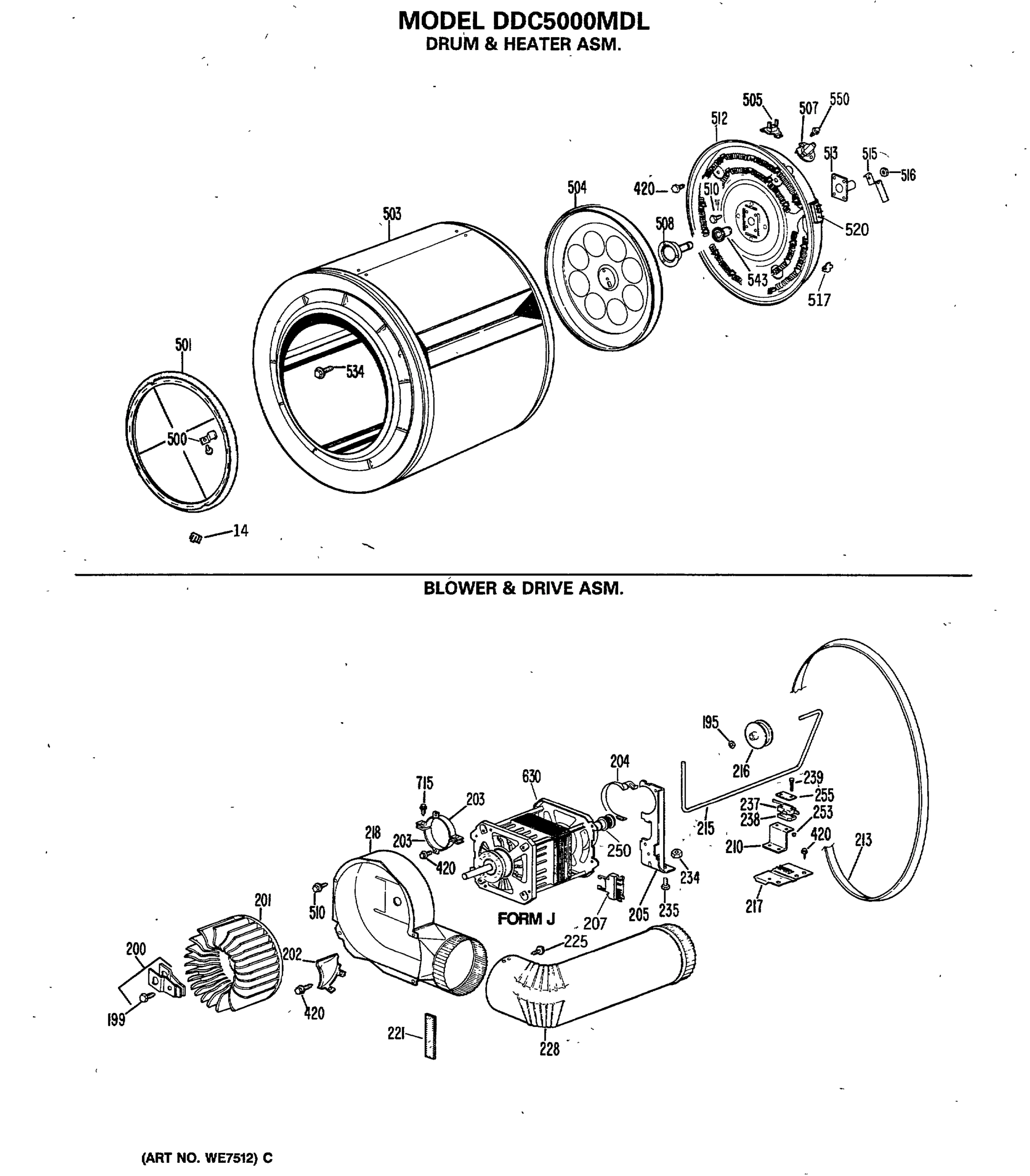 DRUM & HEATER ASM.
