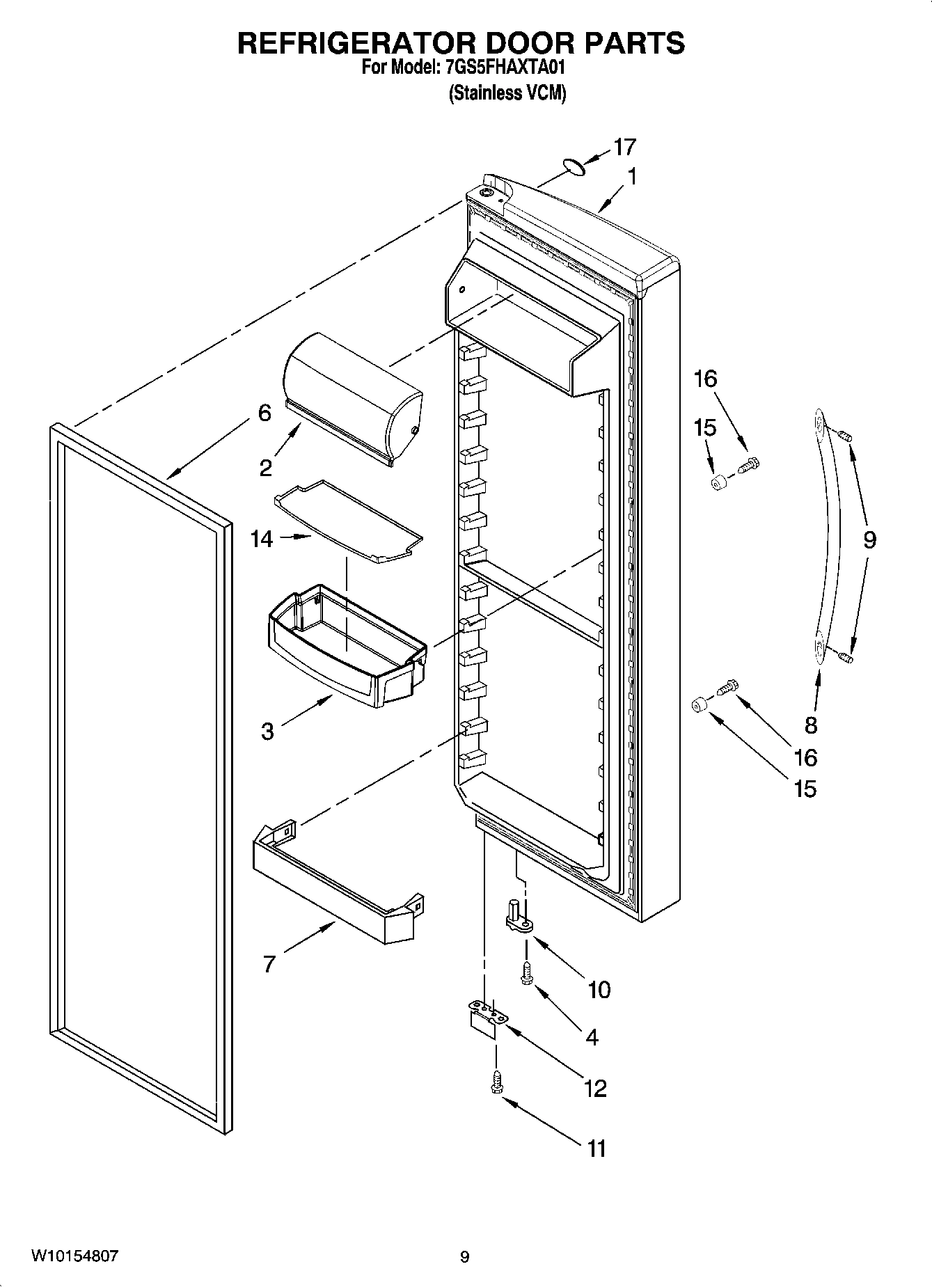 06 - REFRIGERATOR DOOR PARTS