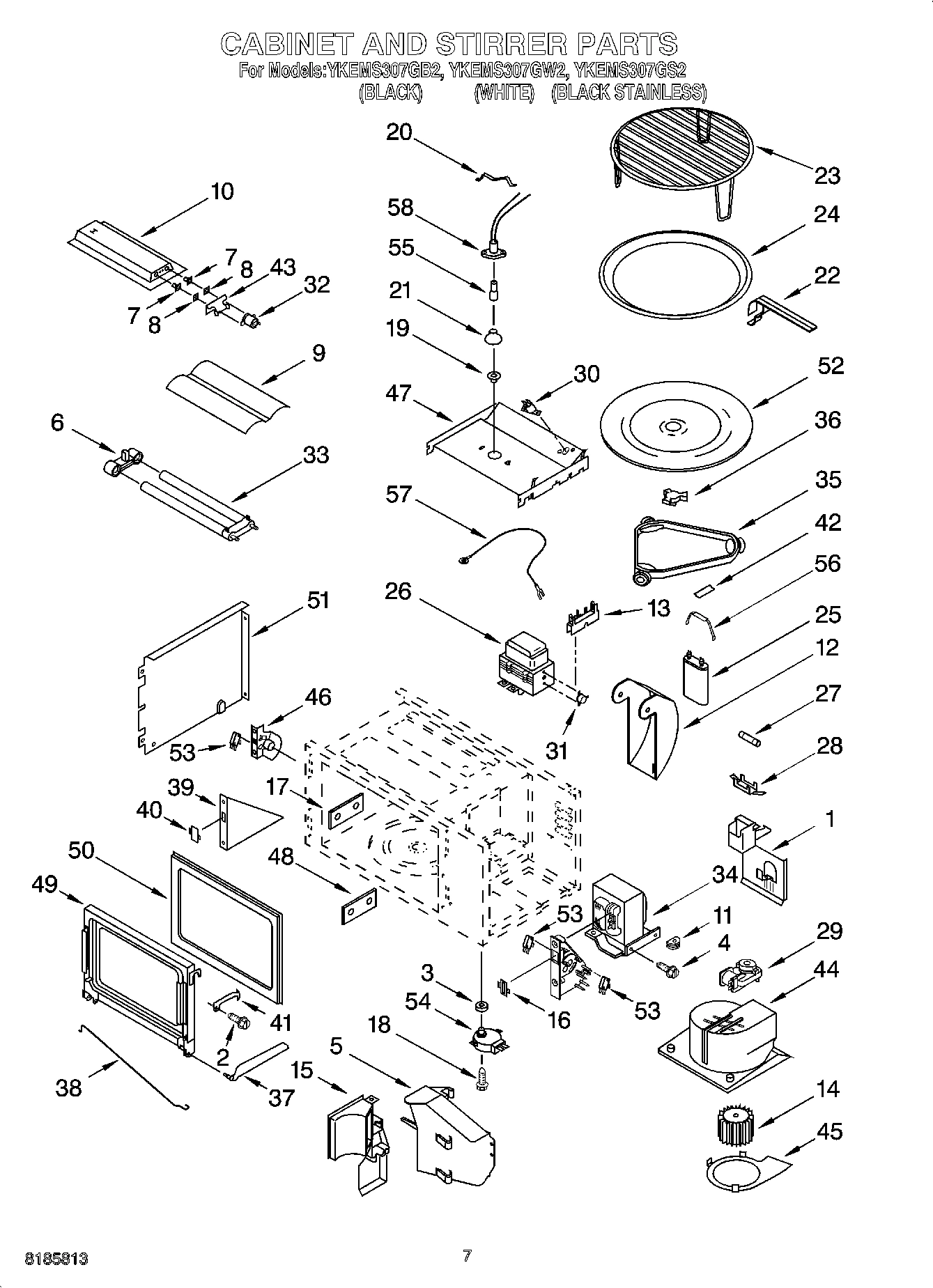 06 - CABINET AND STIRRER PARTS