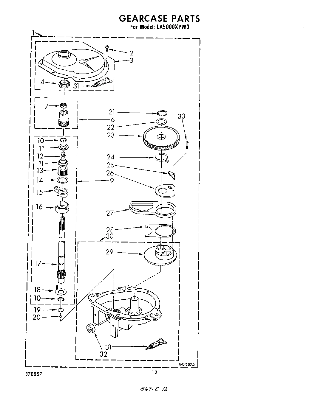 10 - GEARCASE