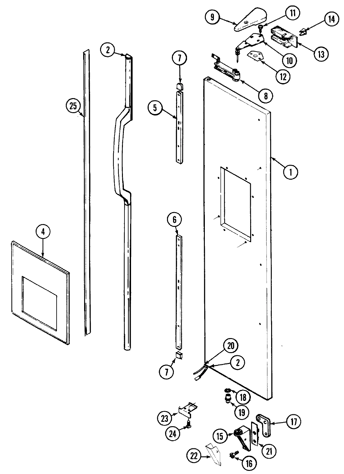 05 - FREEZER OUTER DOOR