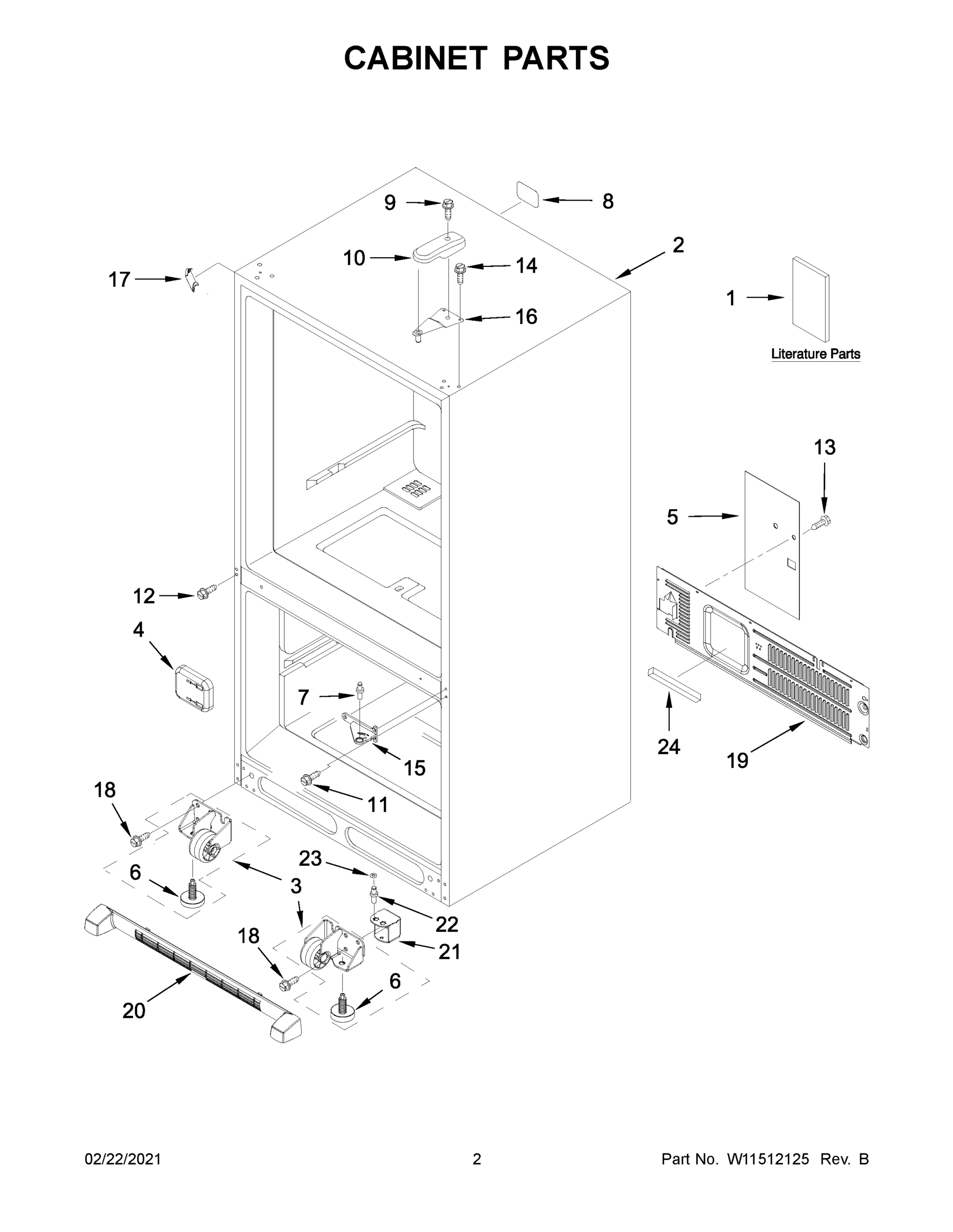 02 - CABINET PARTS