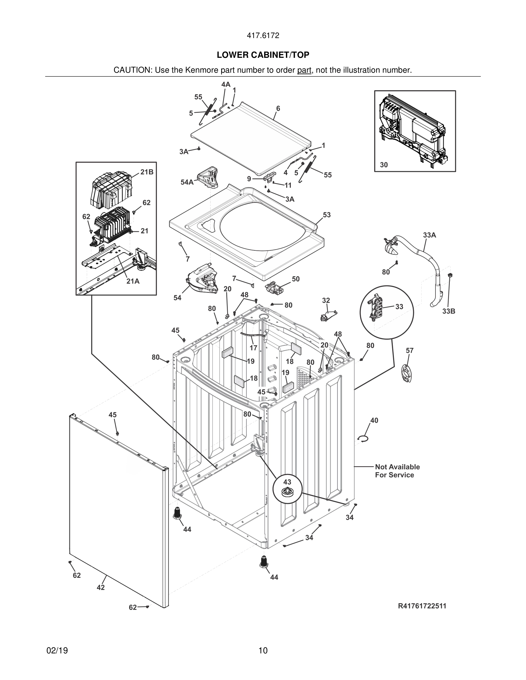 11 - LOWER CABINET/TOP